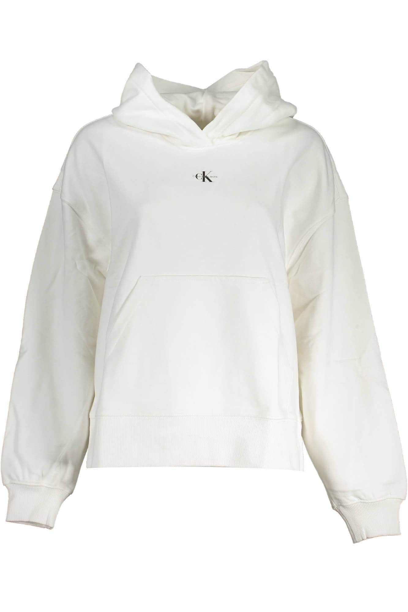 CALVIN KLEIN SWEATSHIRT OHNE REISSVERSCHLUSS DAMEN WEISS