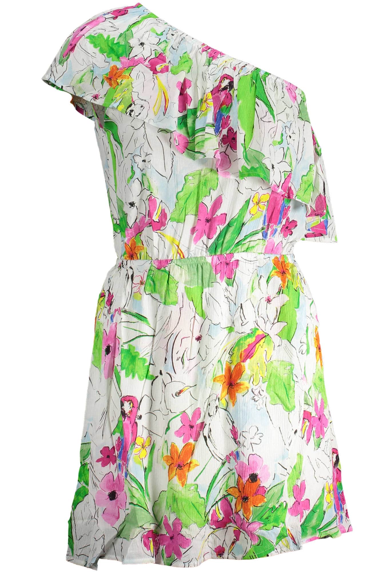 DESIGUAL KURZ KLEID DAMEN WEISS