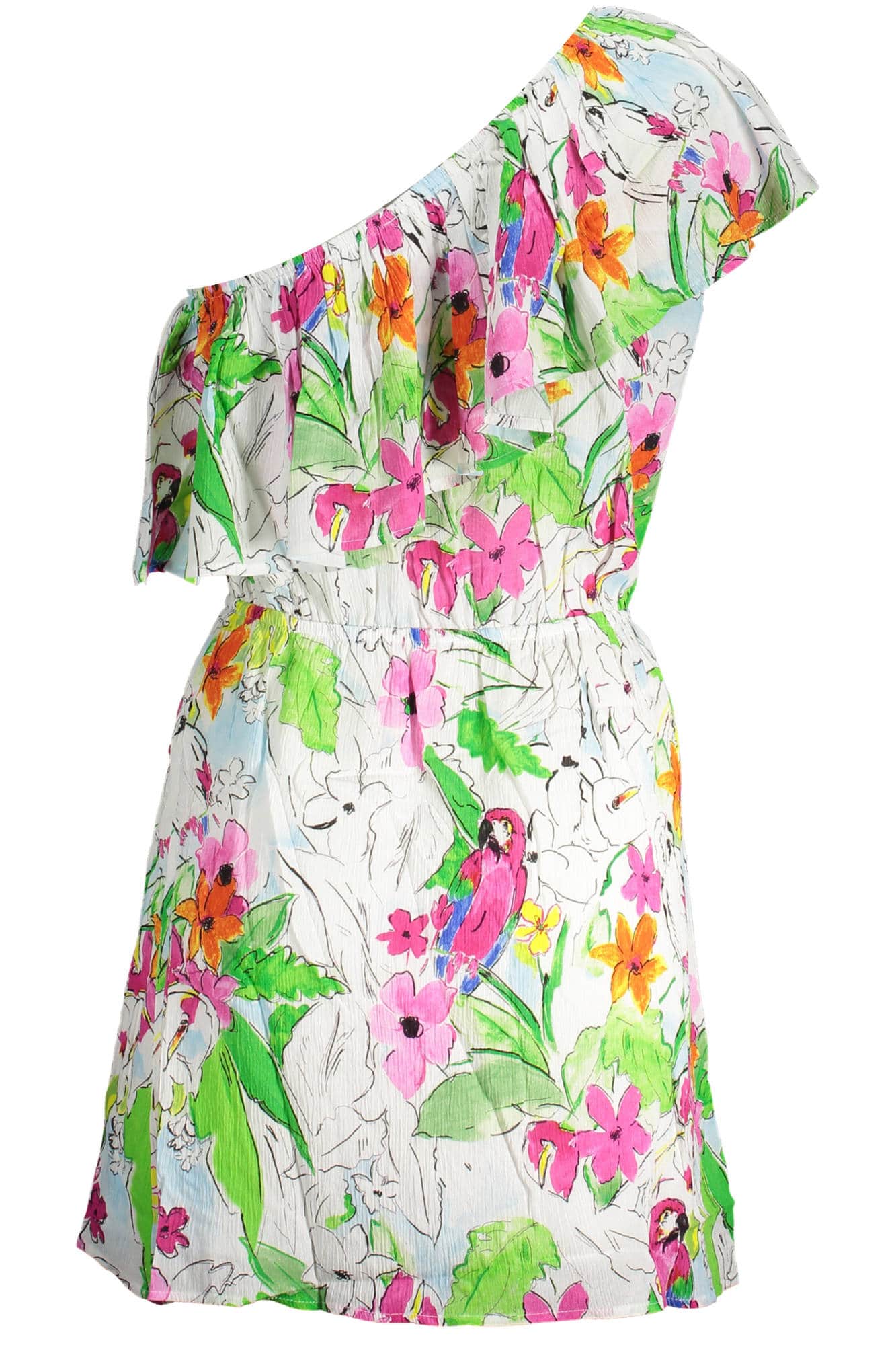 DESIGUAL KURZ KLEID DAMEN WEISS