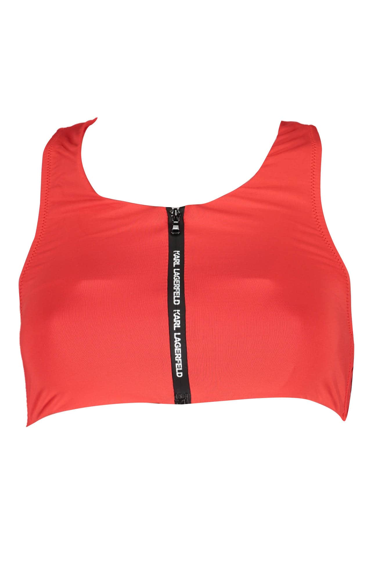 KARL LAGERFELD BADEMODE BIKINIOBERTEIL DAMEN ROT