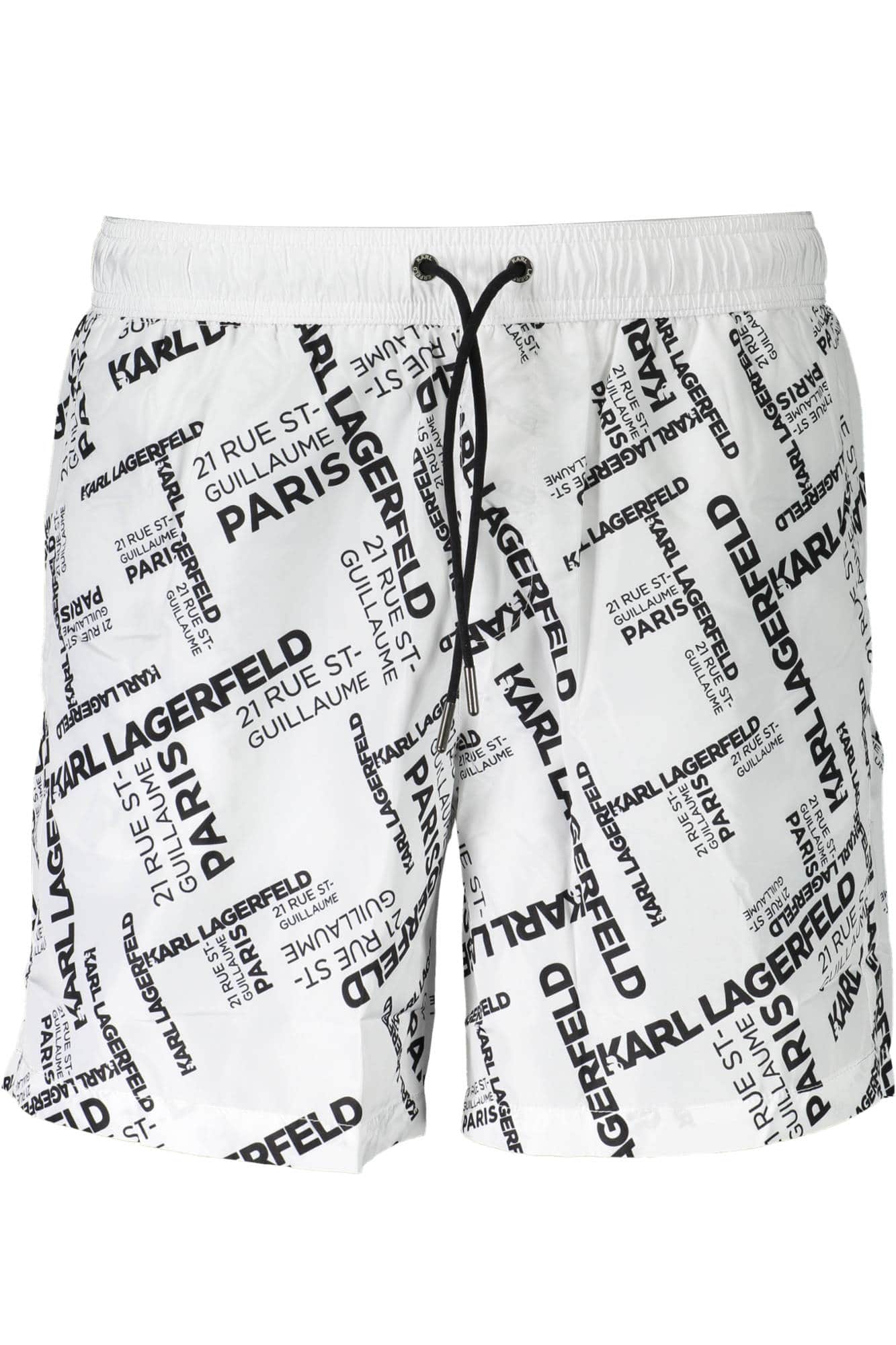 KARL LAGERFELD BADEMODE BADEHOSE HERREN WEISS
