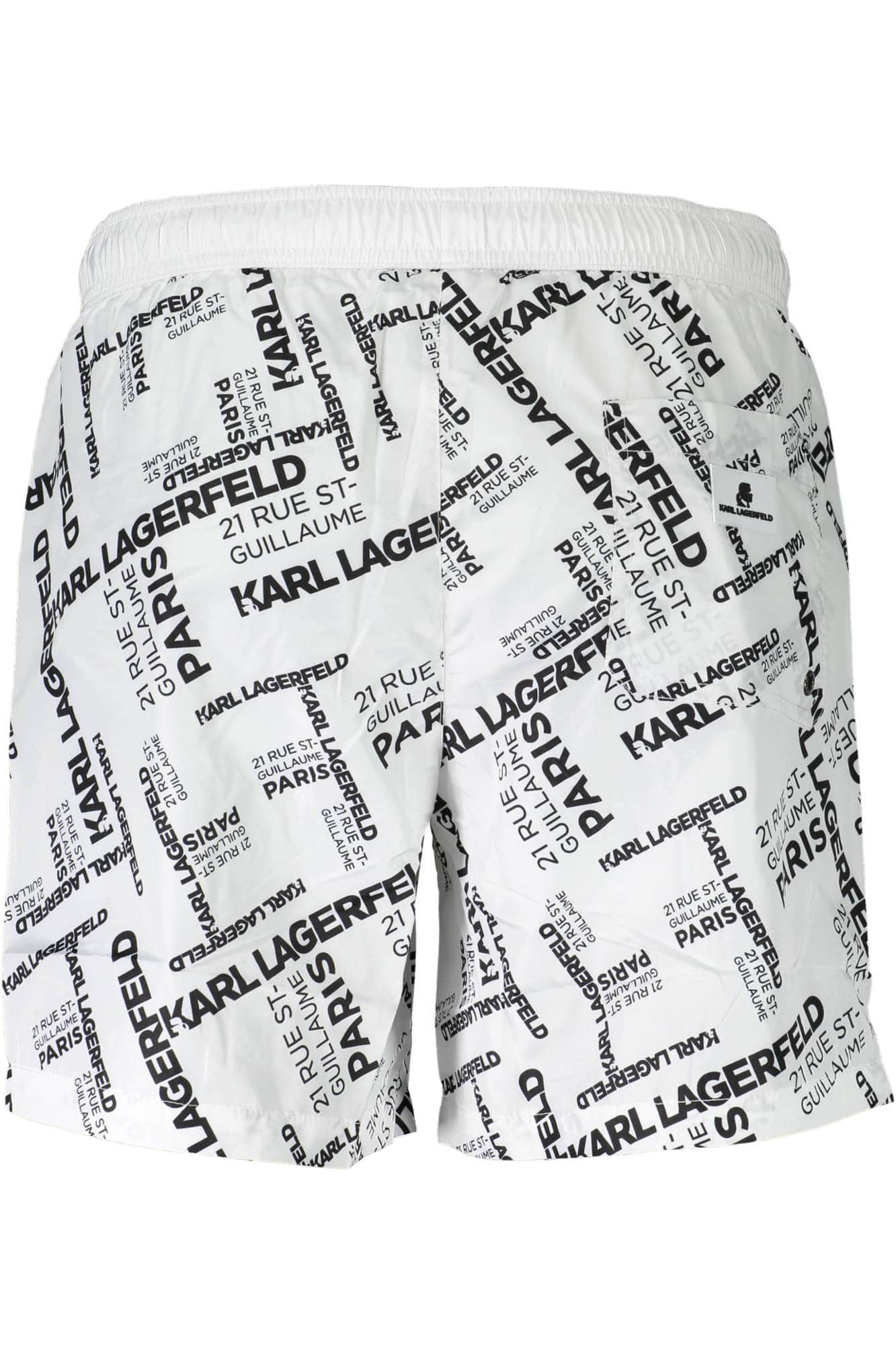 KARL LAGERFELD BADEMODE BADEHOSE HERREN WEISS