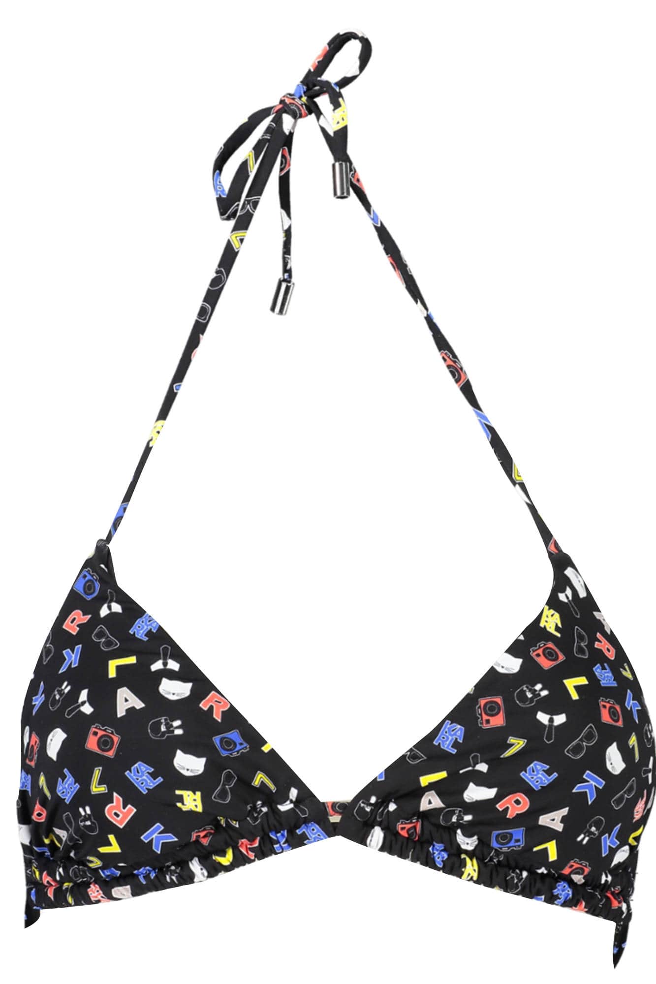 KARL LAGERFELD BADEMODE BIKINIOBERTEIL DAMEN SCHWARZ