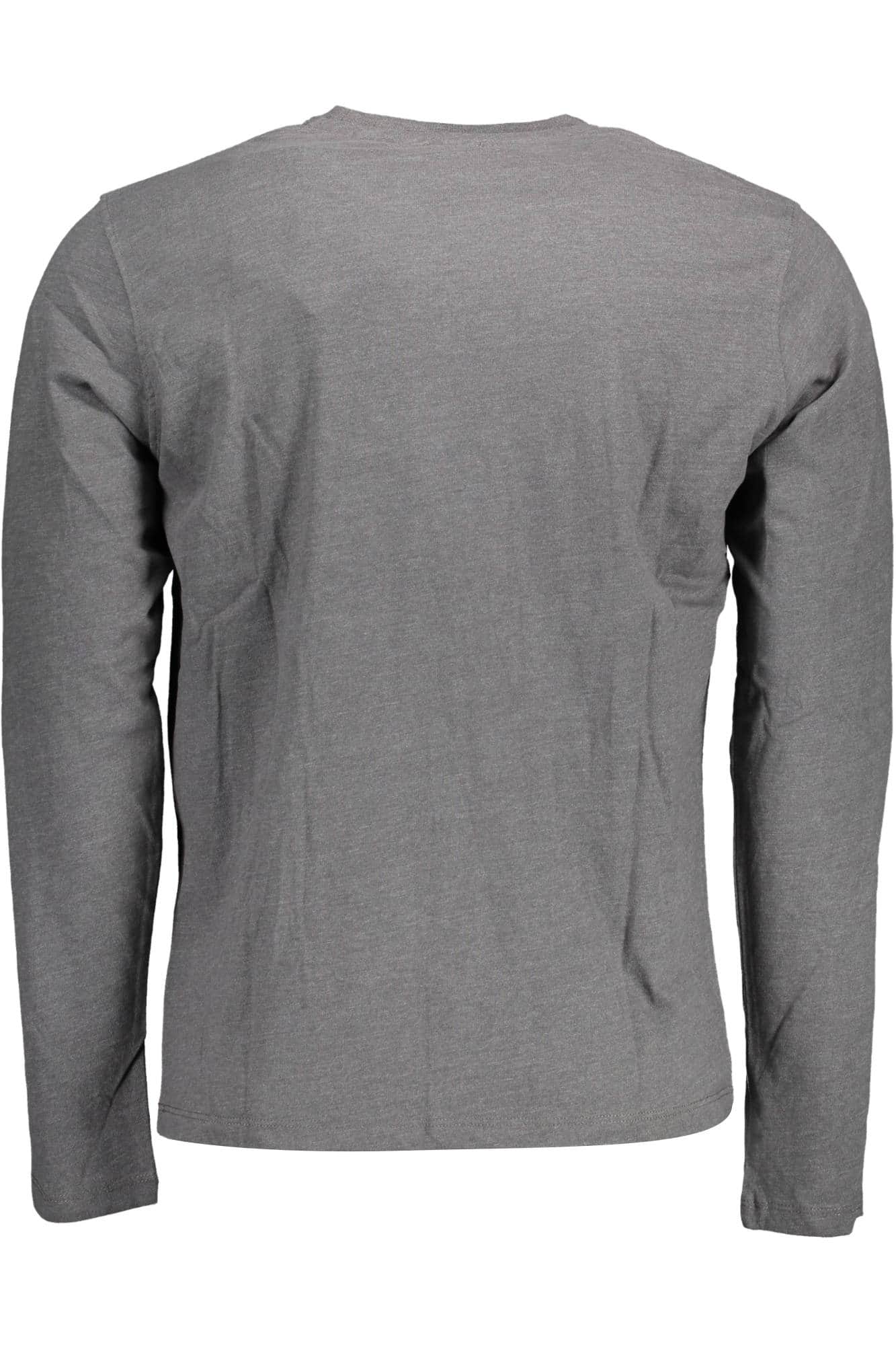 US POLO ASSN. HERREN LANGARM T-SHIRT, GRAU