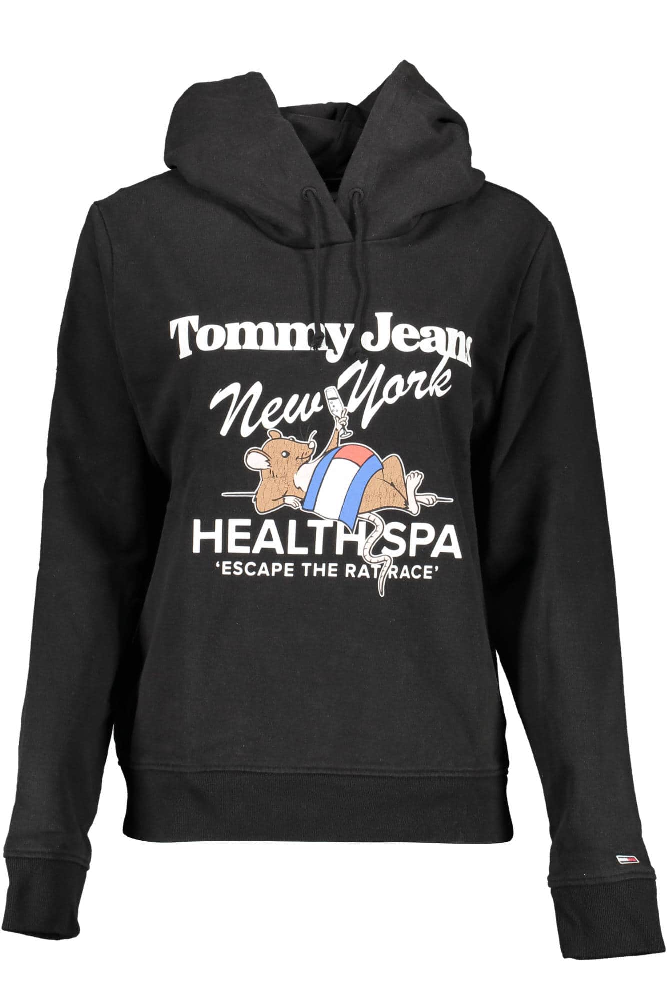 TOMMY HILFIGER SWEATSHIRT OHNE REISSVERSCHLUSS DAMEN SCHWARZ