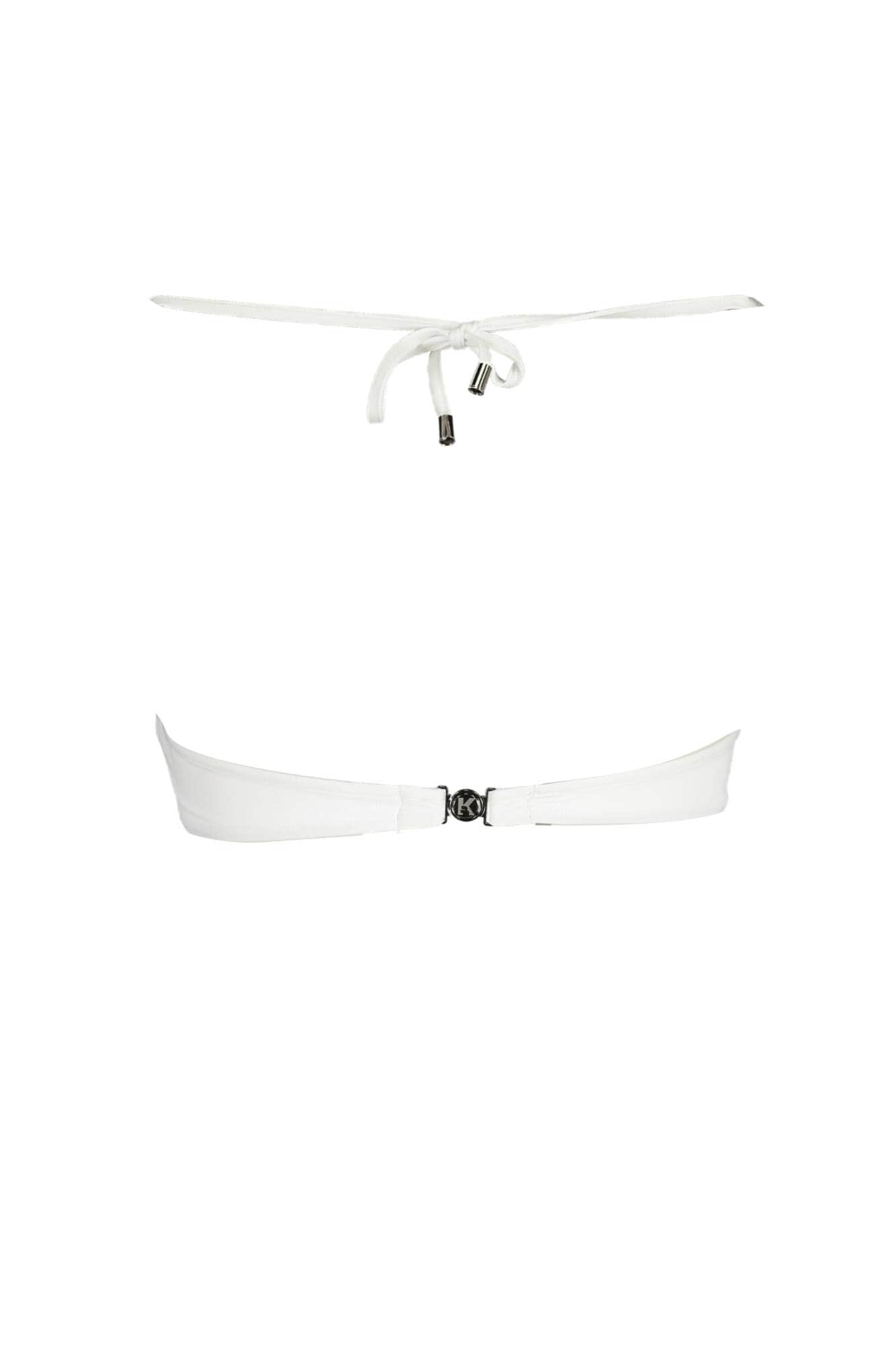 KARL LAGERFELD BADEMODE BIKINIOBERTEIL DAMEN WEISS