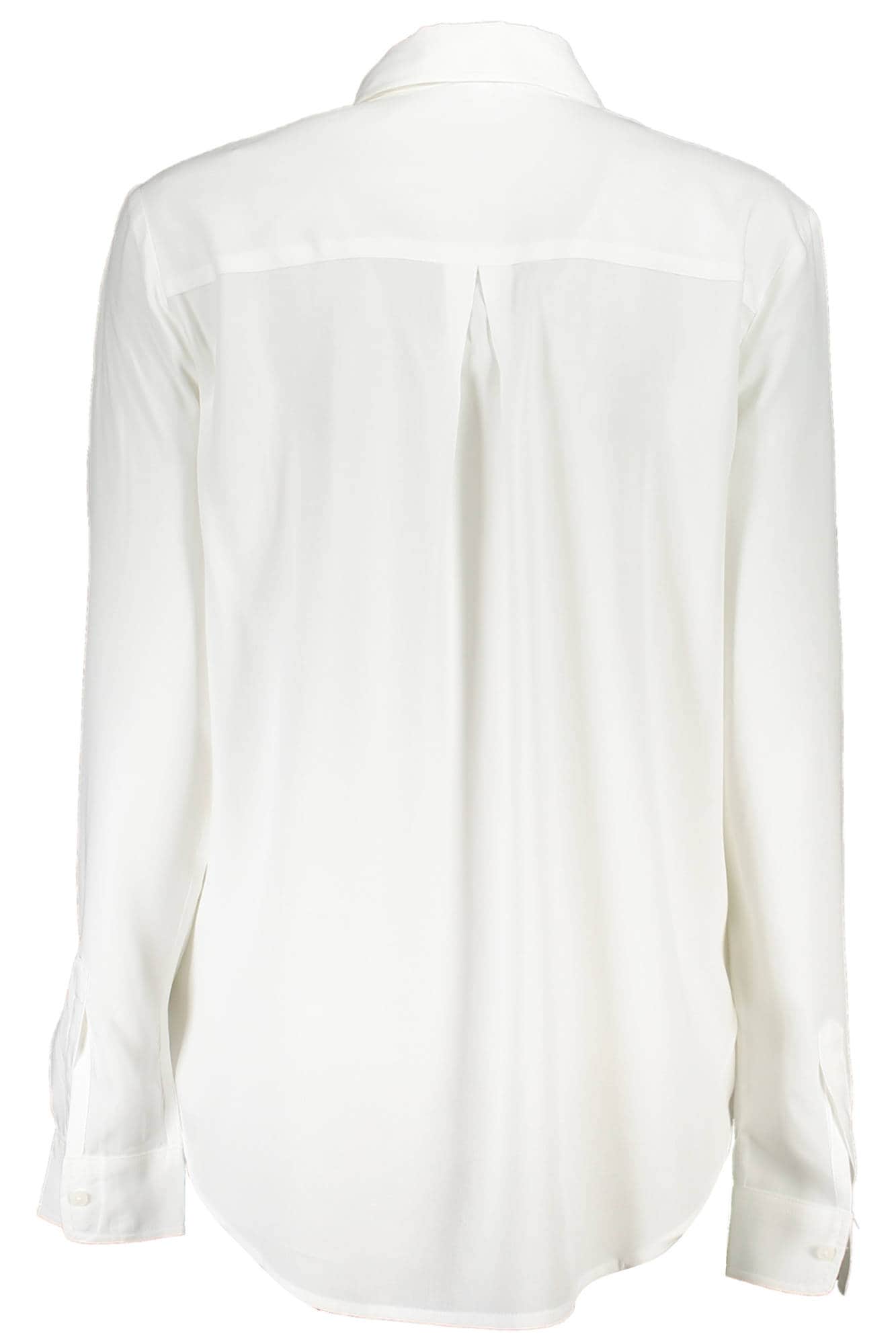 DESIGUAL LANGARM SHIRT DAMEN WEISS