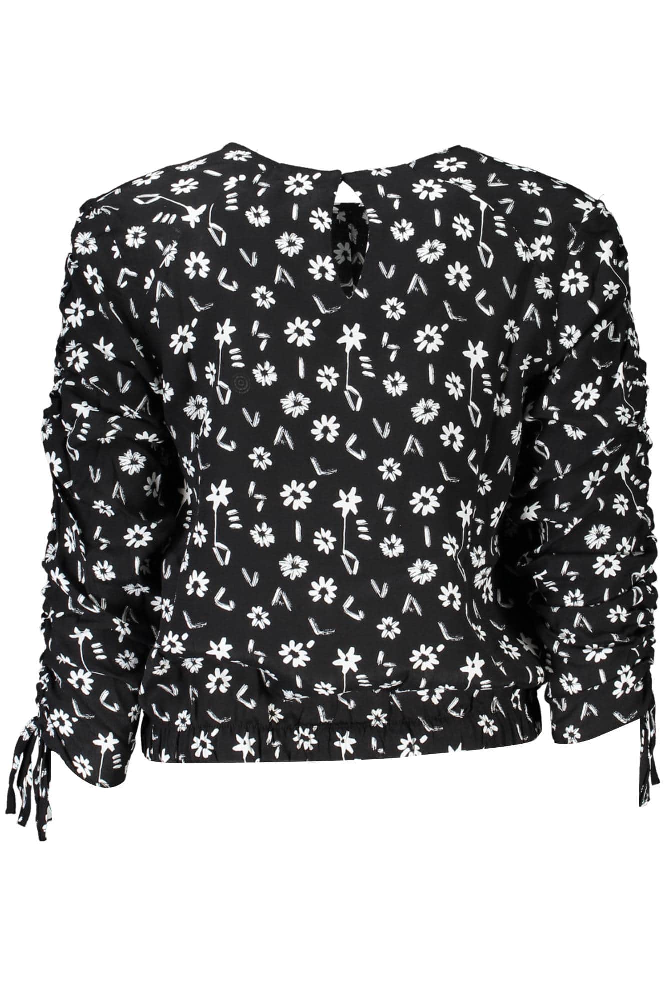 DESIGUAL LANGARM SHIRT DAMEN SCHWARZ
