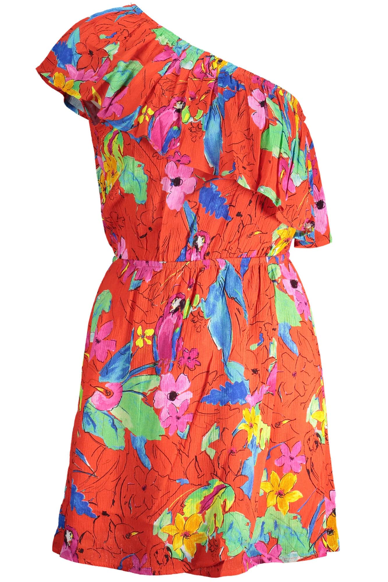 DESIGUAL ROT KURZ KLEID FÜR DAMEN