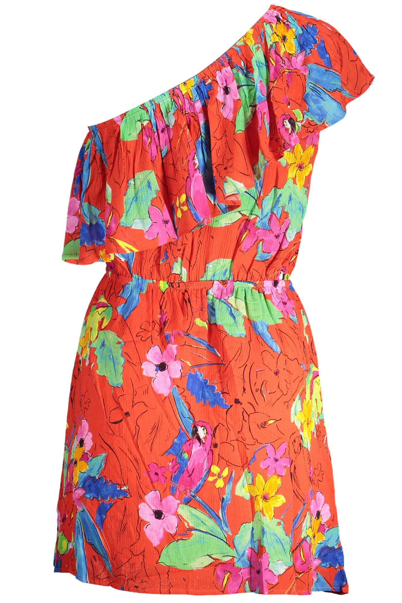 DESIGUAL ROT KURZ KLEID FÜR DAMEN