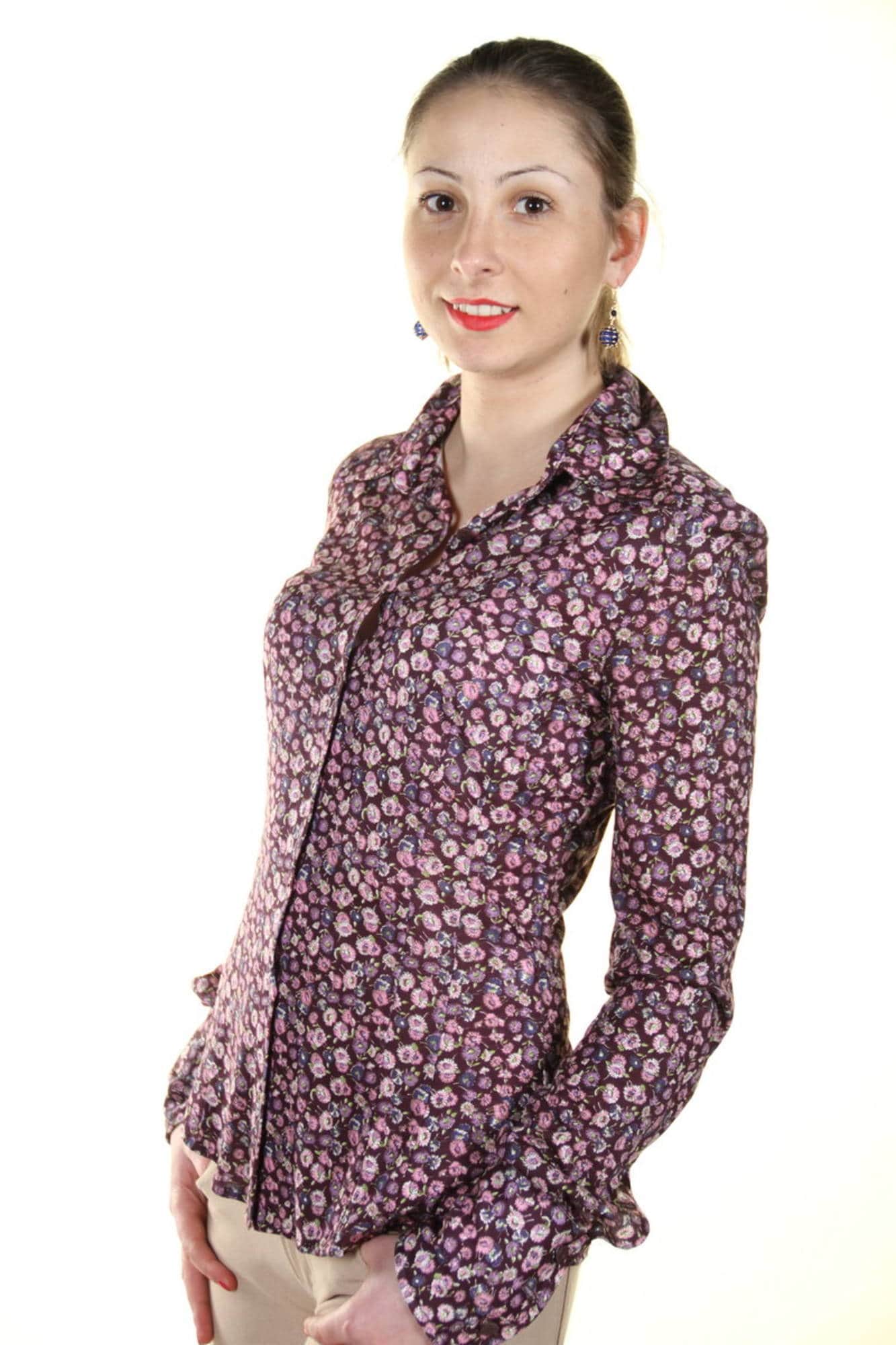 HOLIDAY INN LANGARM SHIRT DAMEN LILA