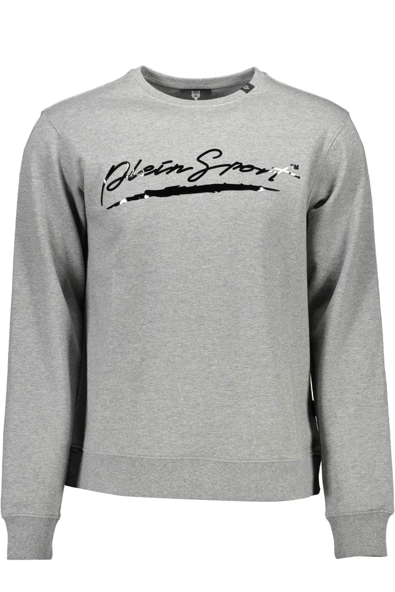 PLEIN SPORT HERREN OHNE REISSVERSCHLUSS SWEATSHIRT GRAU