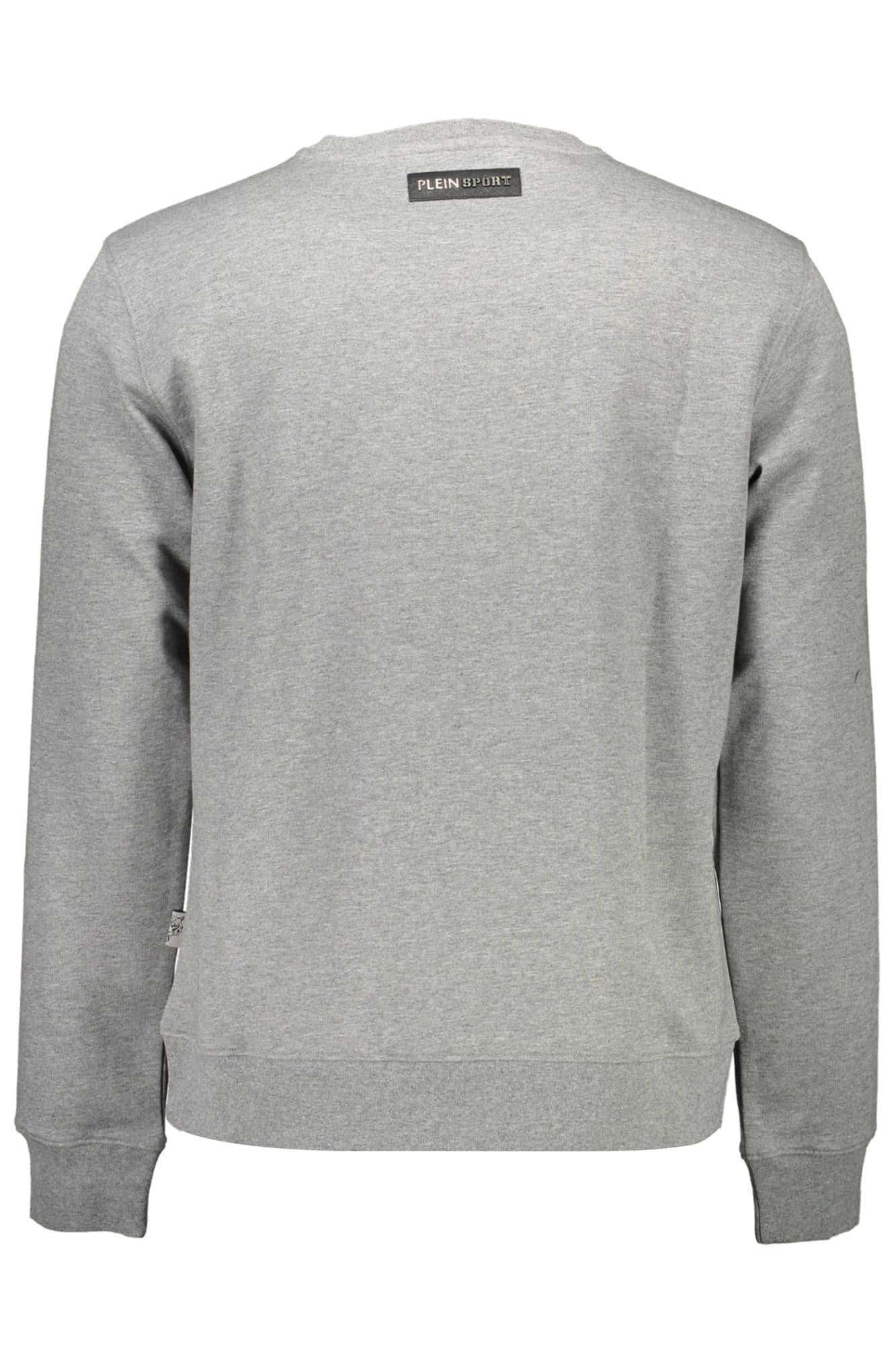 PLEIN SPORT HERREN OHNE REISSVERSCHLUSS SWEATSHIRT GRAU