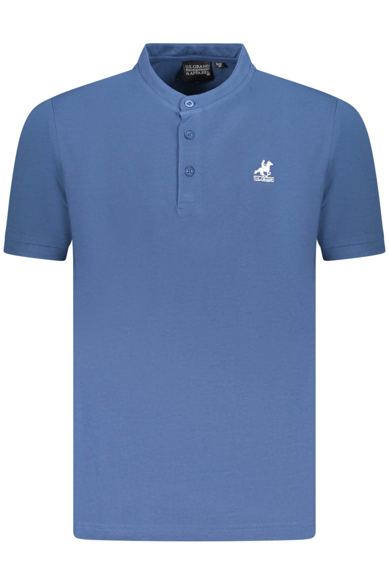 US GRAND HERREN KURZARM POLOSHIRT, ROT