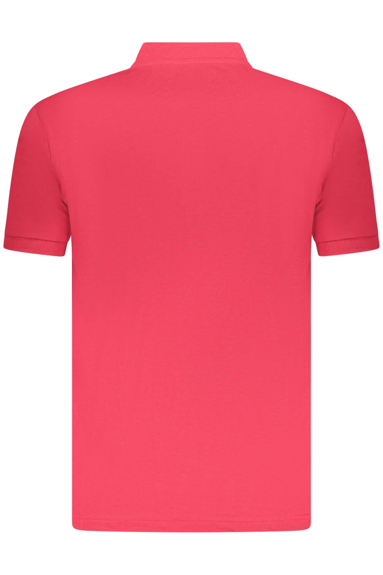 US GRAND HERREN KURZARM POLOSHIRT, ROT