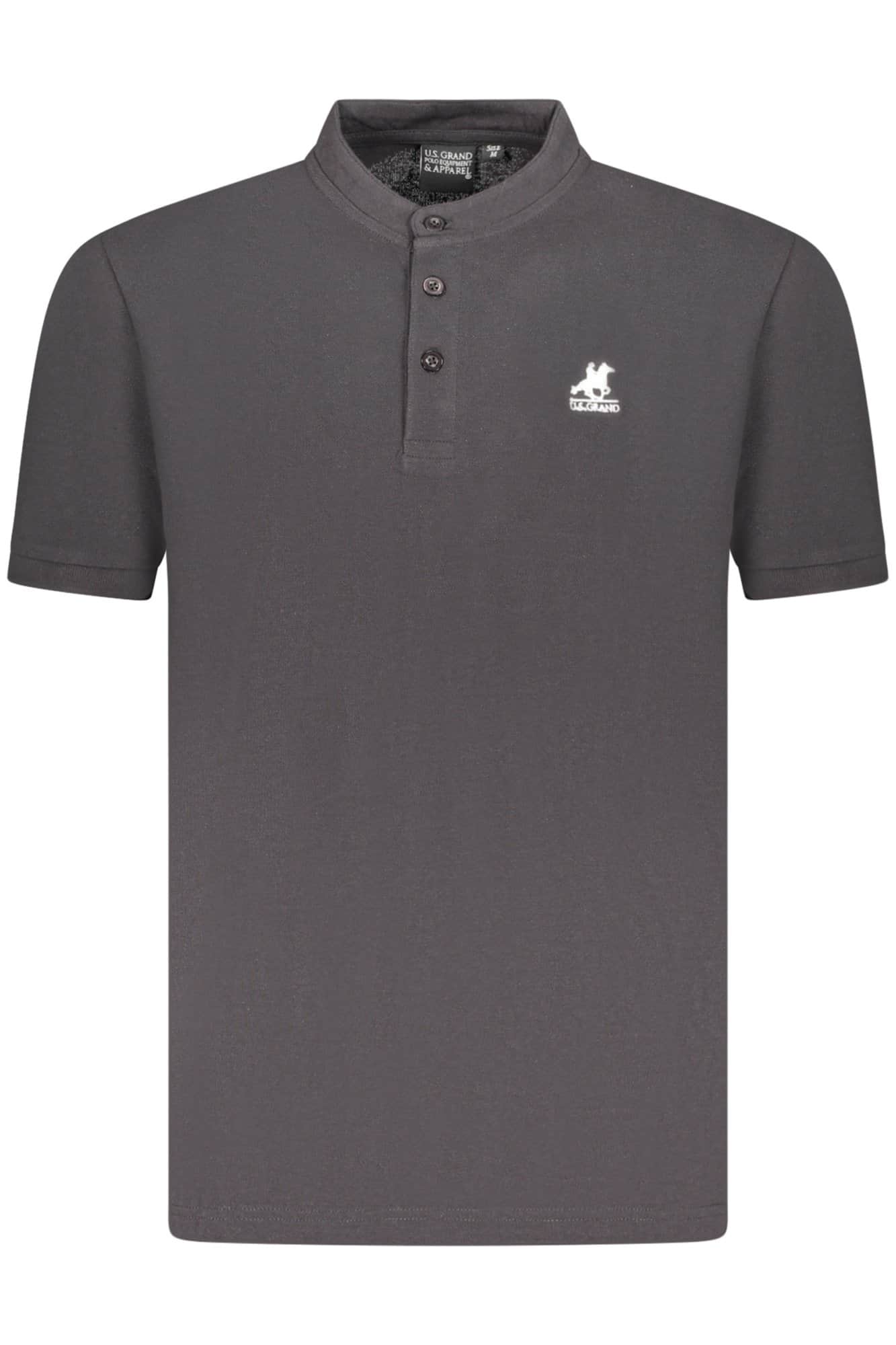 US GRAND HERREN KURZARM POLOSHIRT, ROT
