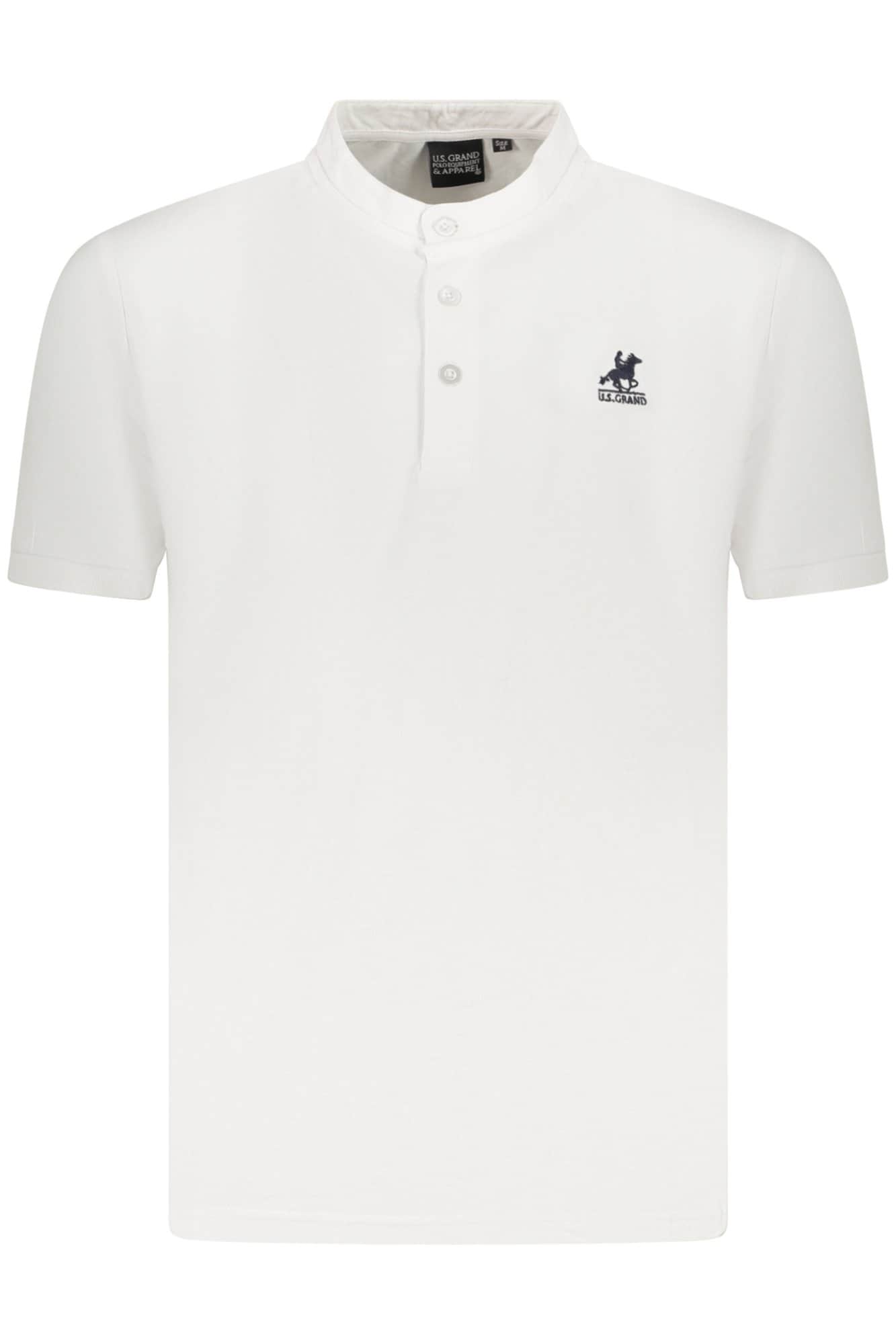 US GRAND HERREN KURZARM POLOSHIRT, ROT