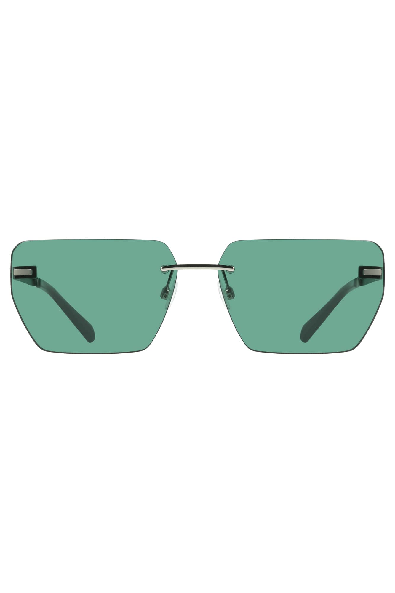 CALVIN KLEIN HERREN SONNENBRILLE SILBER