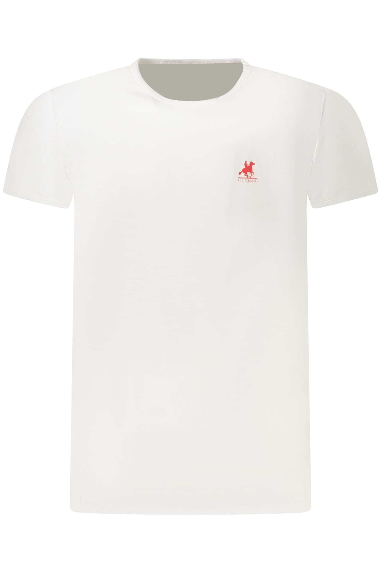 US GRAND HERREN KURZARM T-SHIRT WEISS