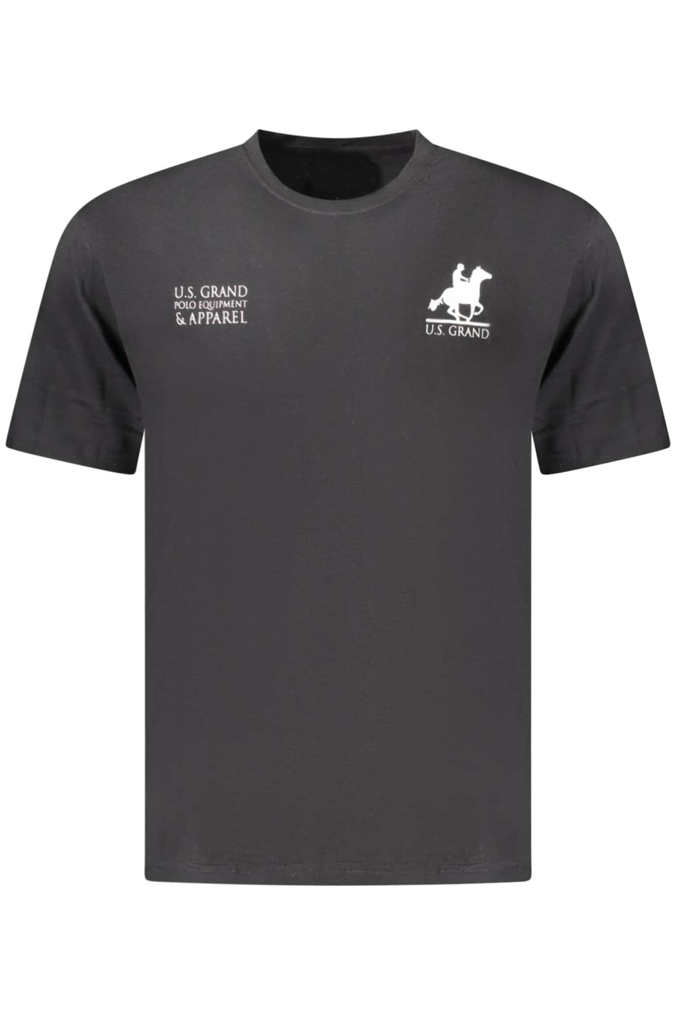 US GRAND HERREN SCHWARZ KURZARM T-SHIRT