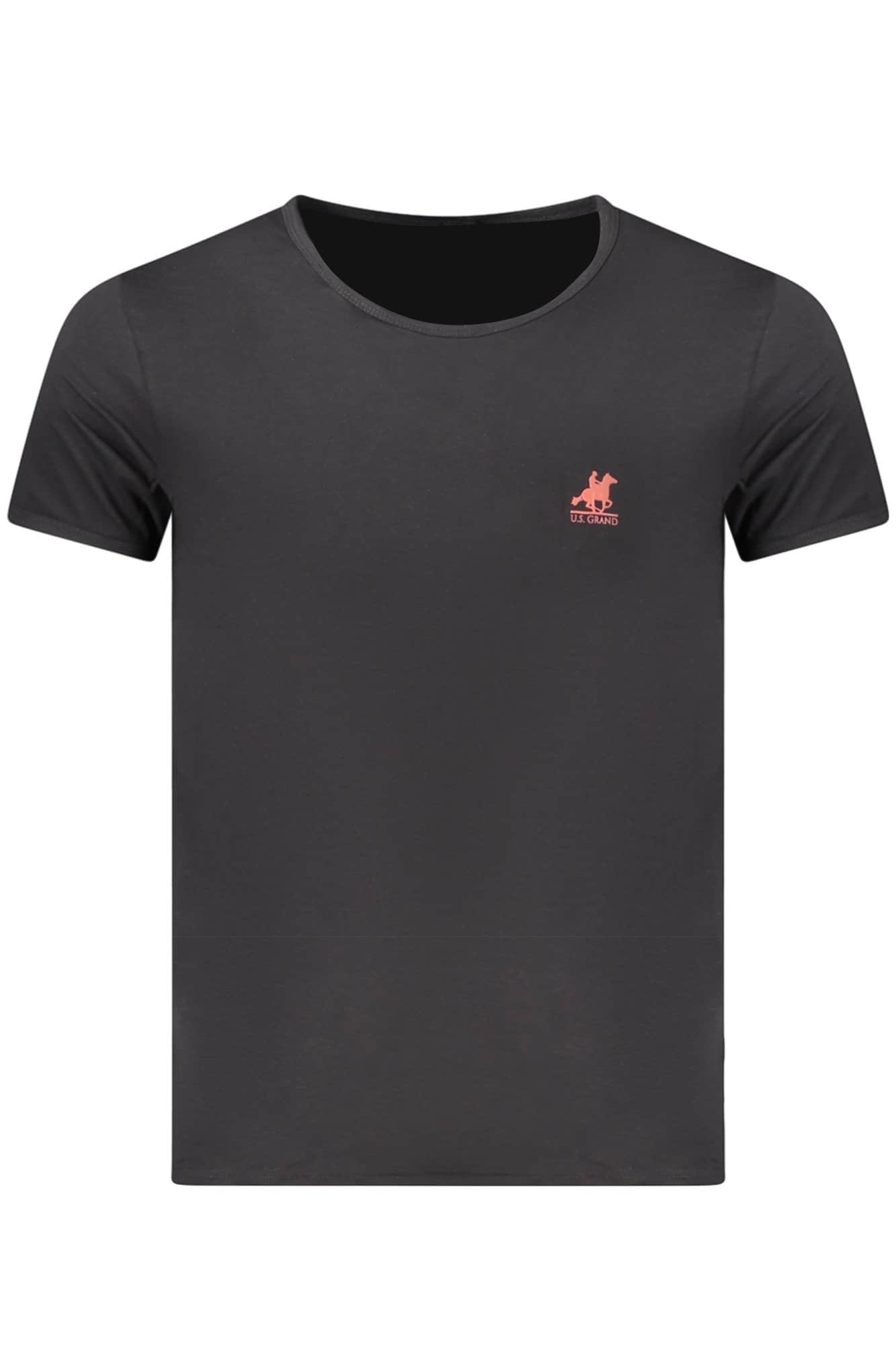 US GRAND HERREN SCHWARZ KURZARM T-SHIRT