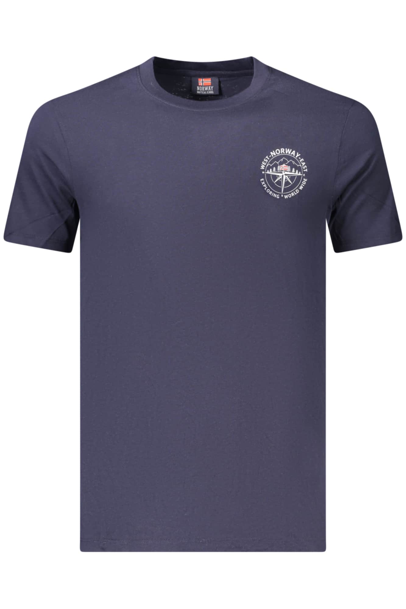 NORWAY 1963 HERREN KURZARM T-SHIRT BLAU