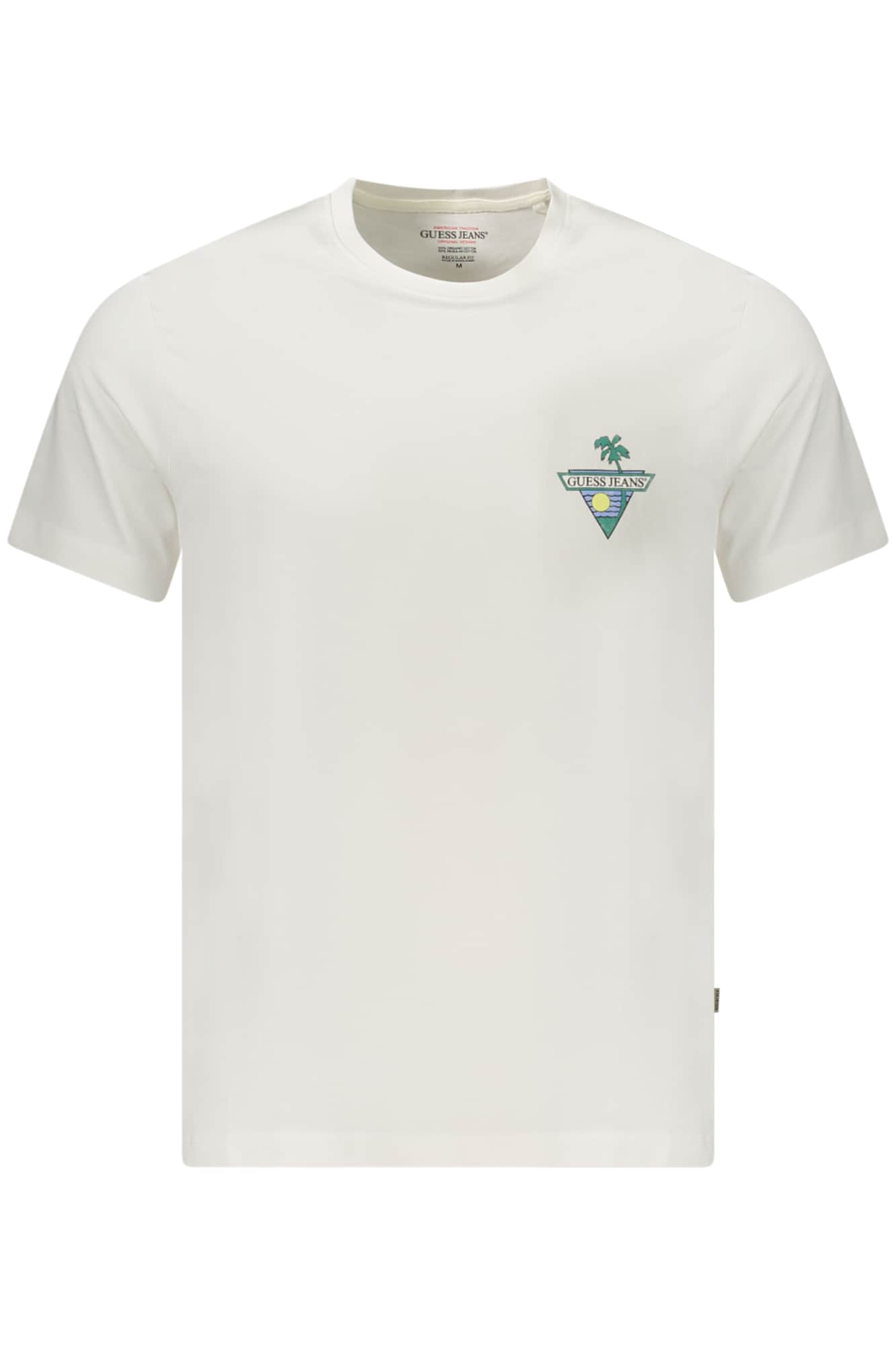 GUESS JEANS KURZARM T-SHIRT HERREN WEISS