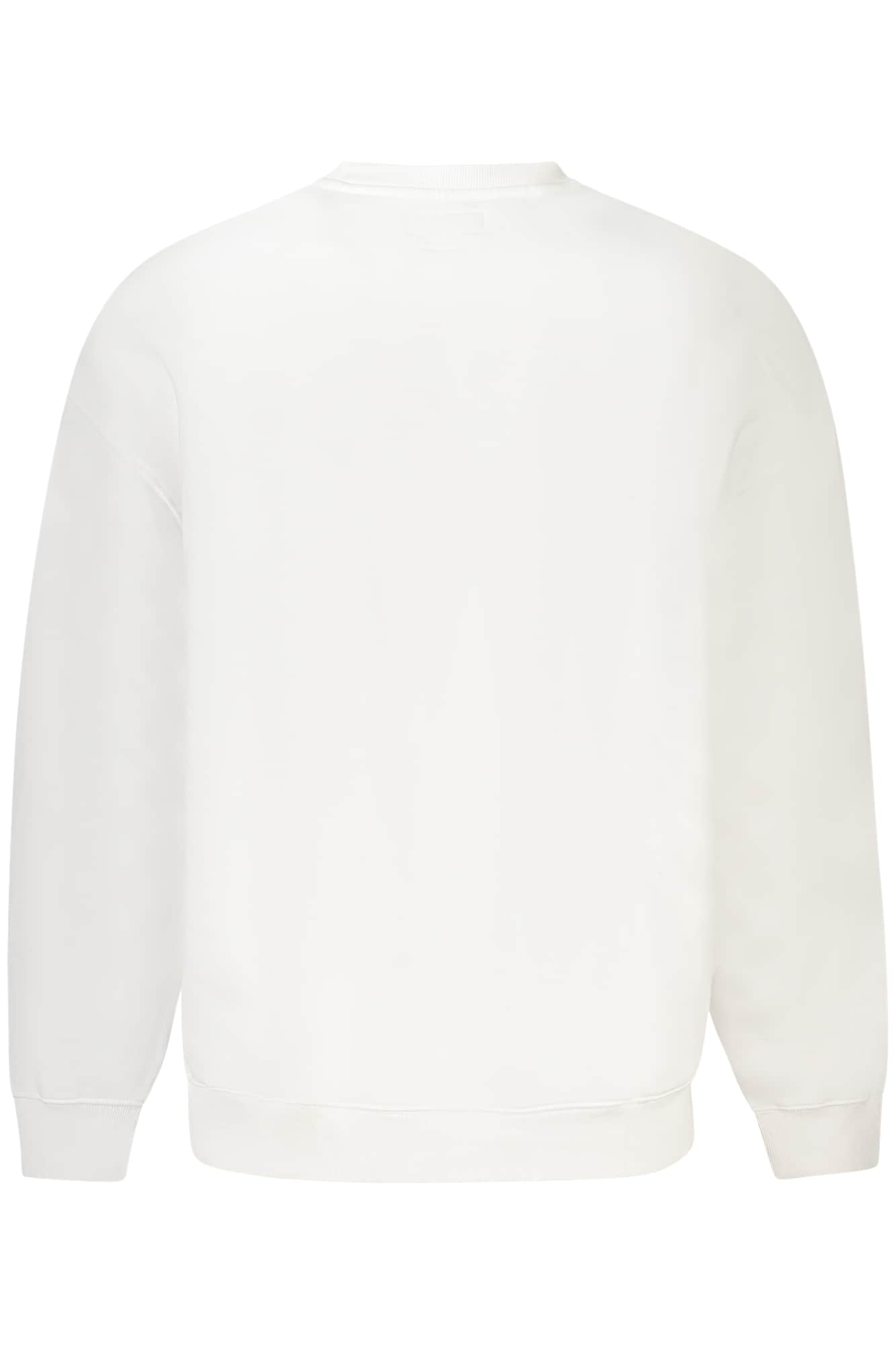 GUESS JEANS SWEATSHIRT OHNE REISSVERSCHLUSS HERREN WEISS