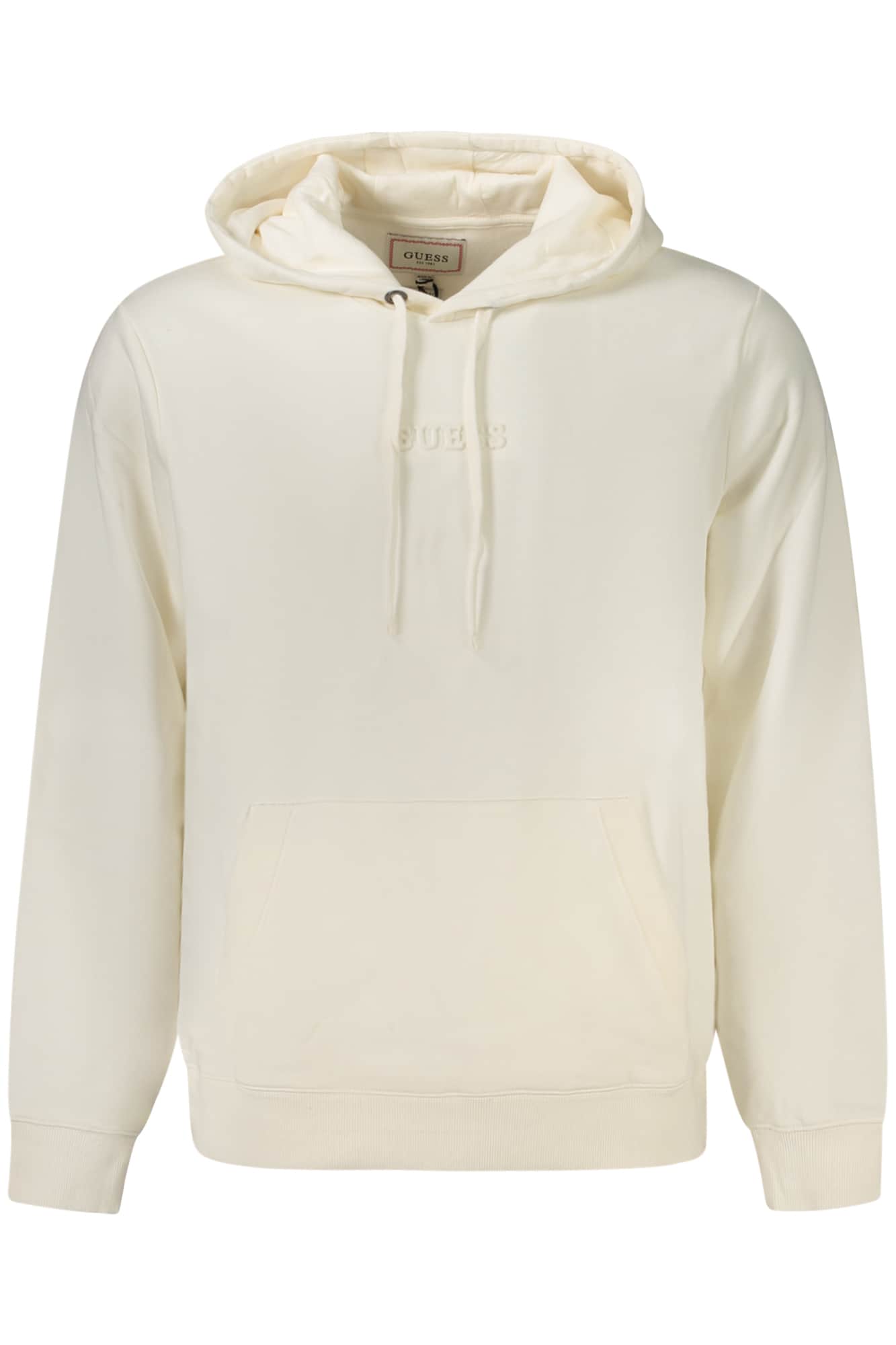 GUESS JEANS SWEATSHIRT OHNE REISSVERSCHLUSS HERREN WEISS