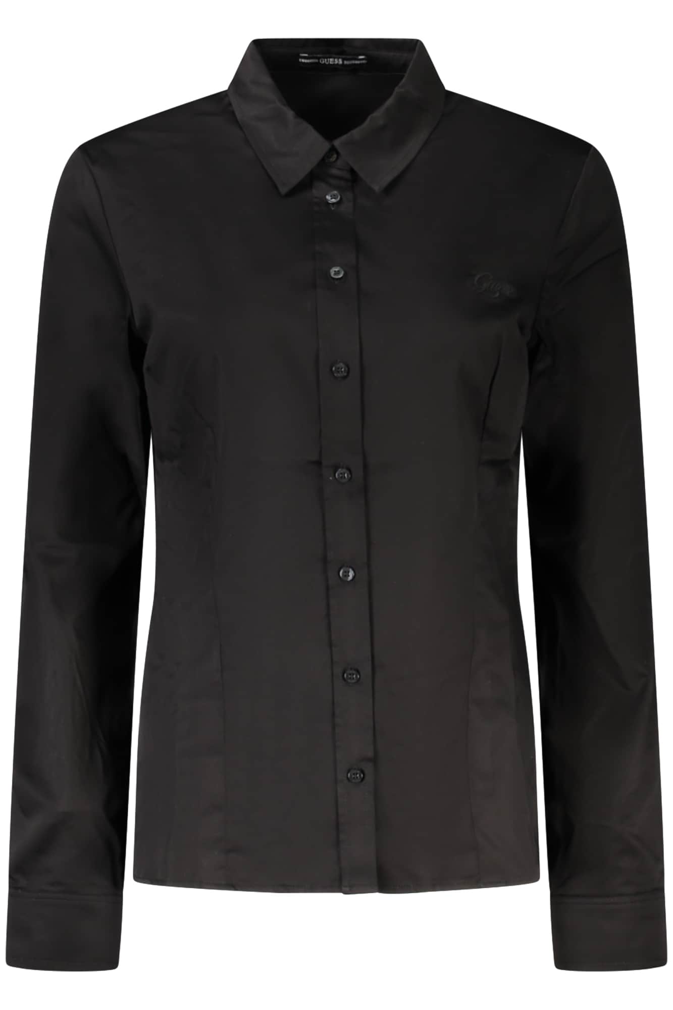GUESS JEANS LANGARM SHIRT DAMEN SCHWARZ