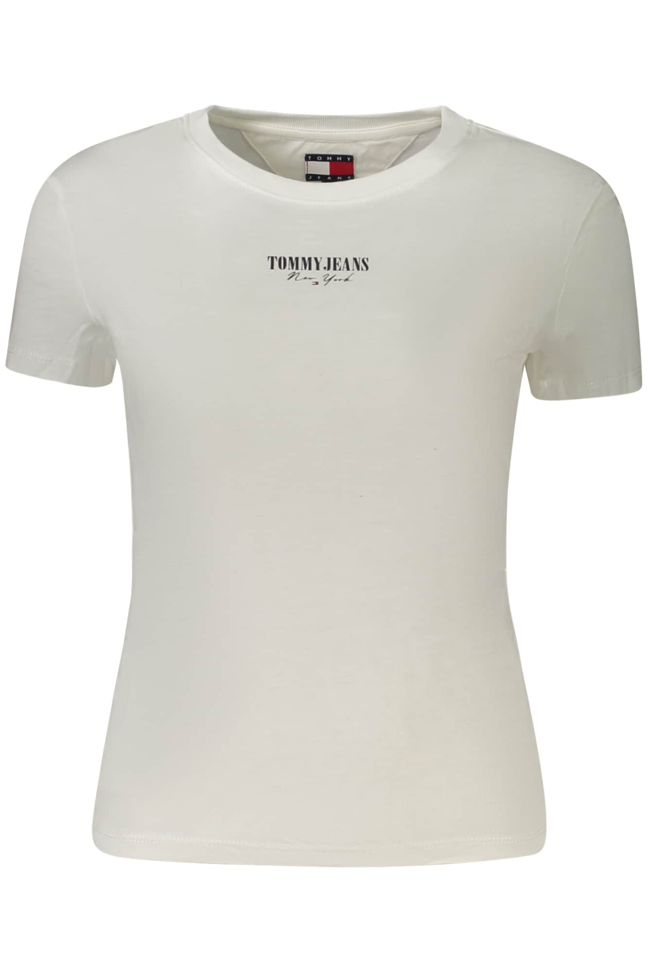 TOMMY HILFIGER DAMEN KURZARM T-SHIRT WEISS