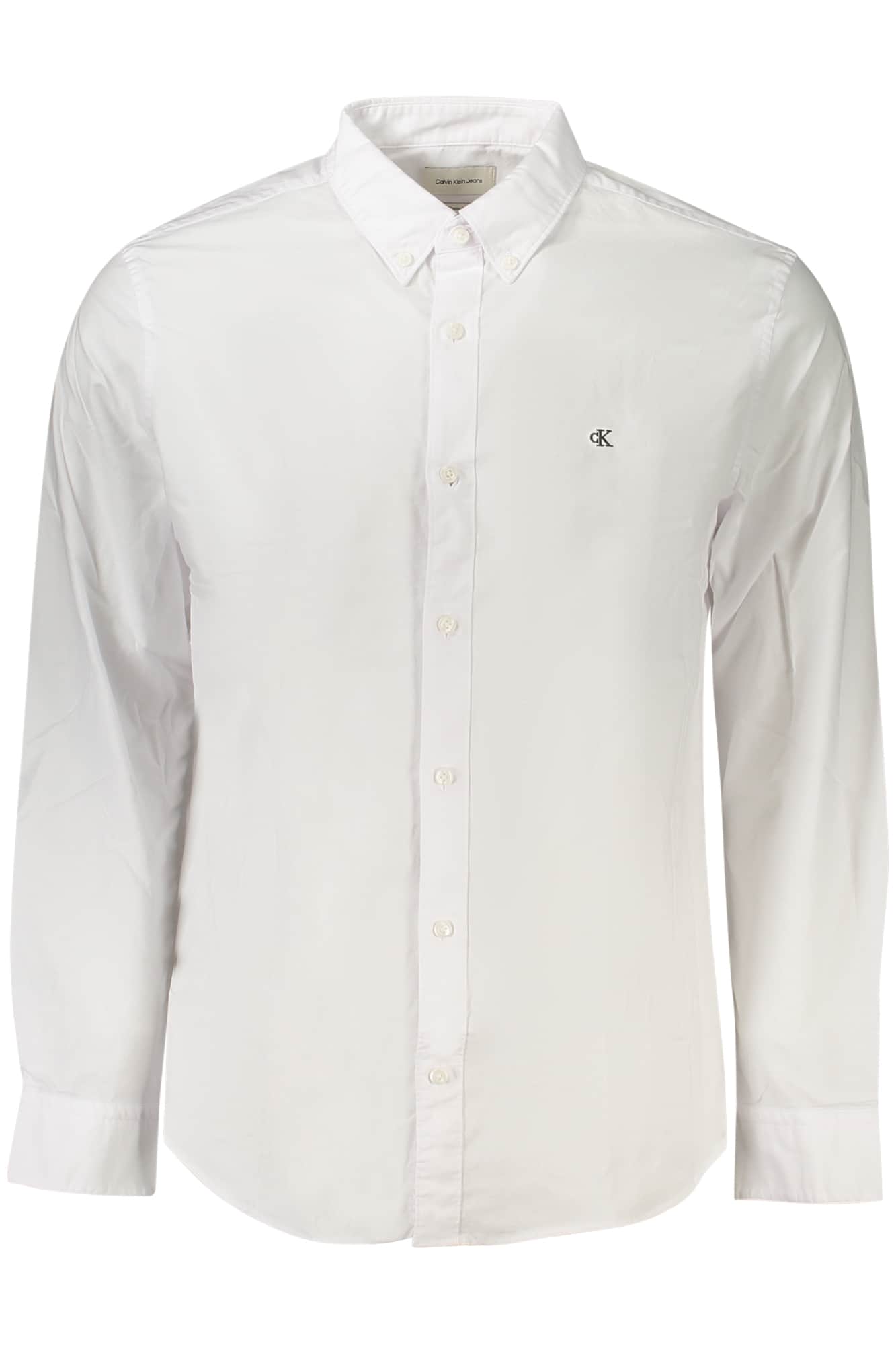 CALVIN KLEIN HERREN LANGARM SHIRT WEISS
