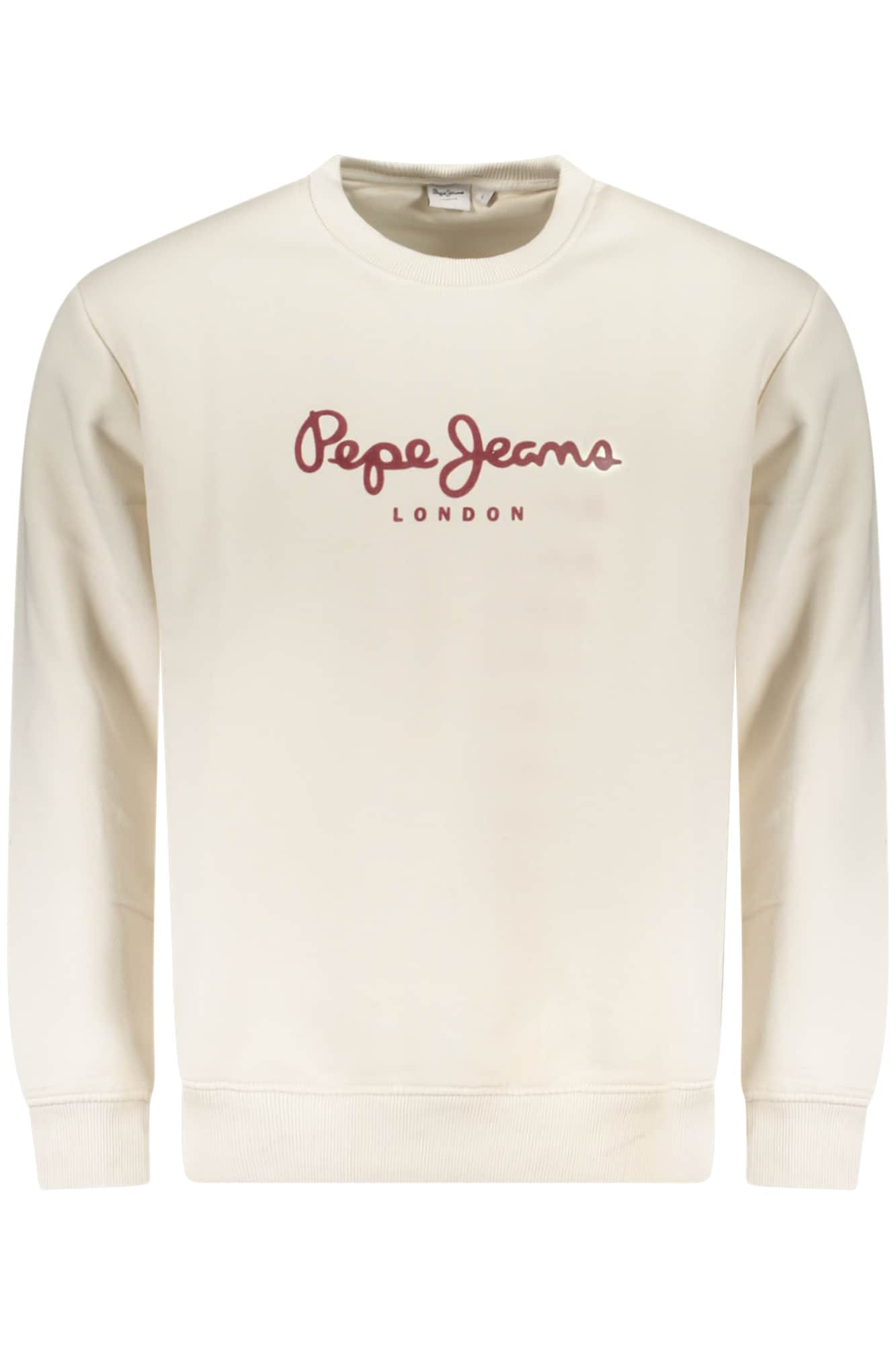 PEPE JEANS HERREN WEISS MIT REISSVERSCHLUSS SWEATSHIRT