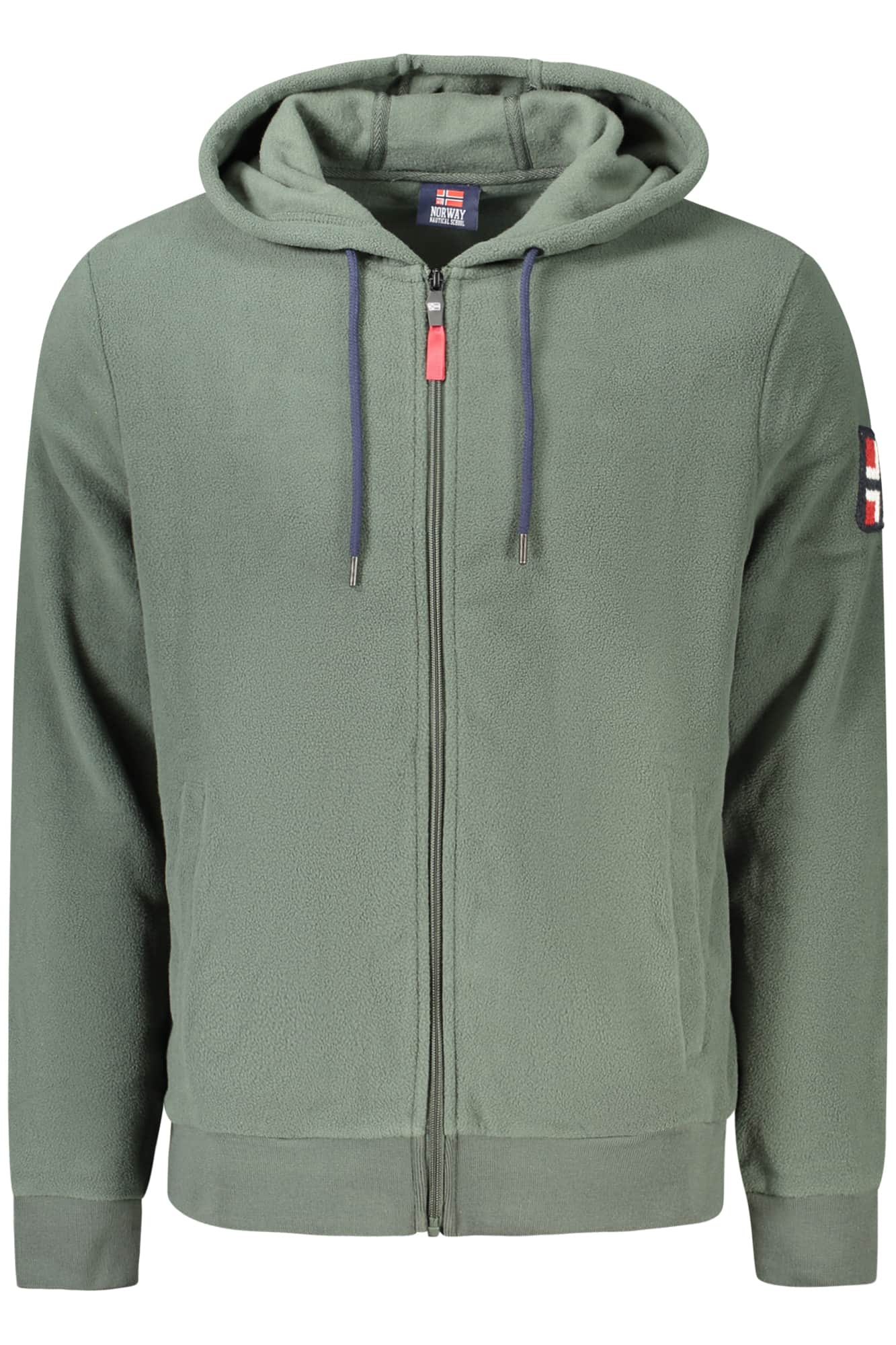 Norway 1963 herren grün mit reissverschluss sweatshirt