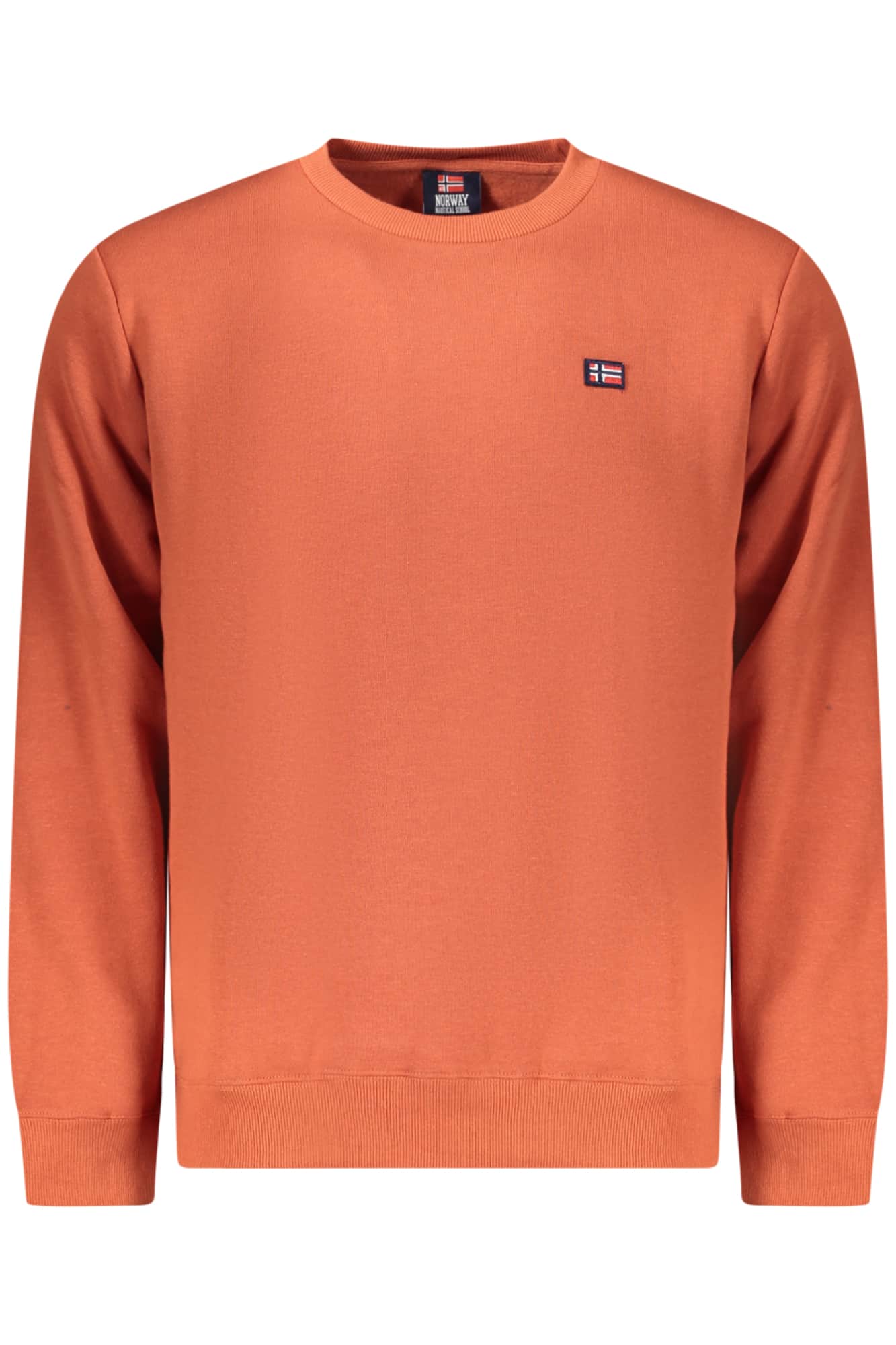 Norway 1963 herren orange mit reissverschluss sweatshirt