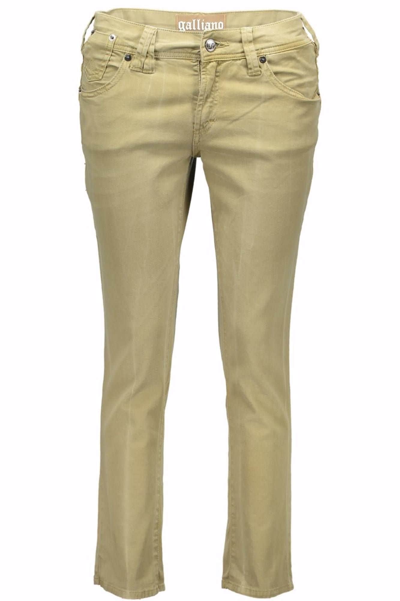 JOHN GALLIANO DAMEN GRÜN CAPRIHOSE HOSE