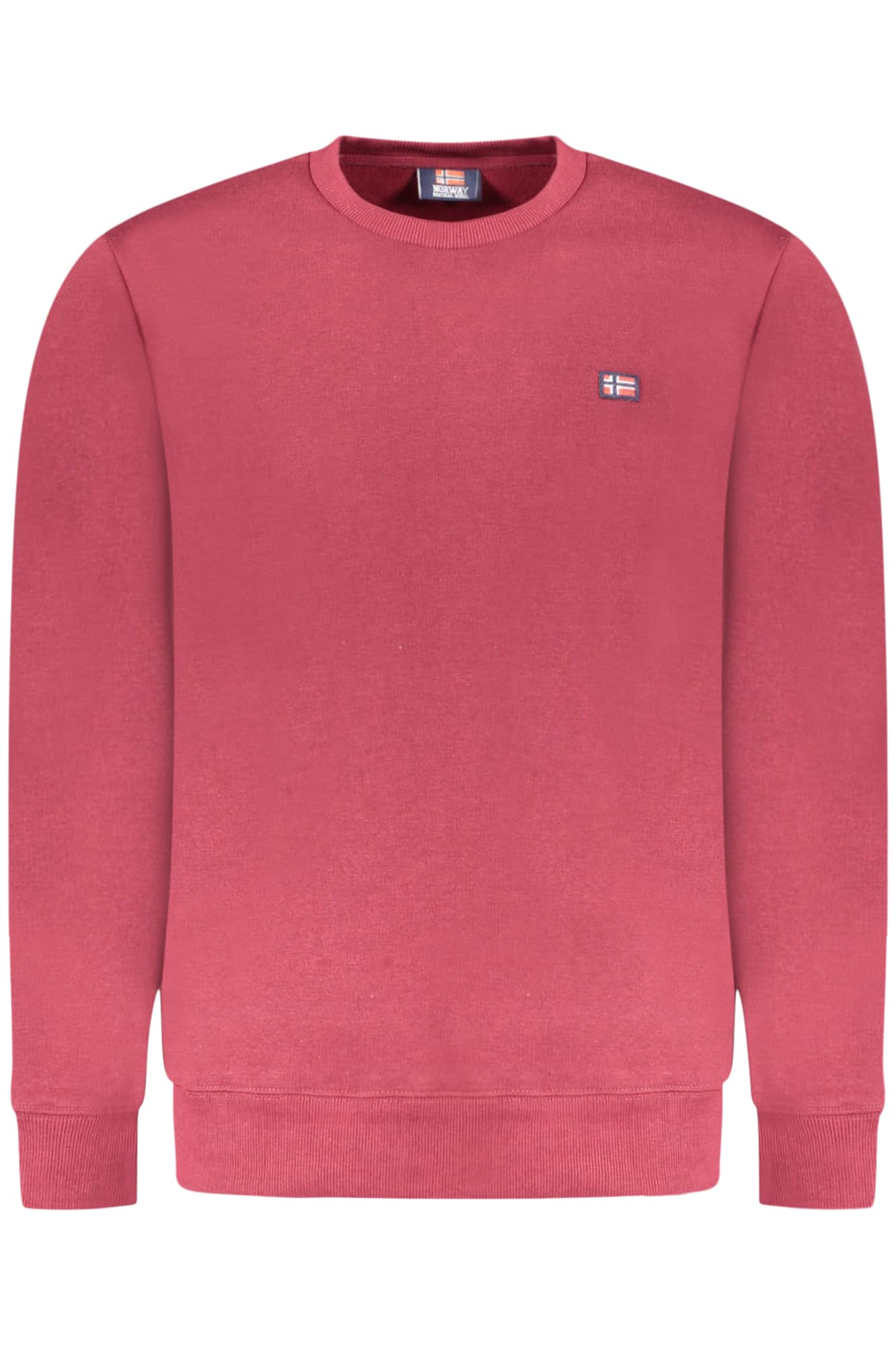 NORWAY 1963 HERREN ROT MIT REISSVERSCHLUSS SWEATSHIRT