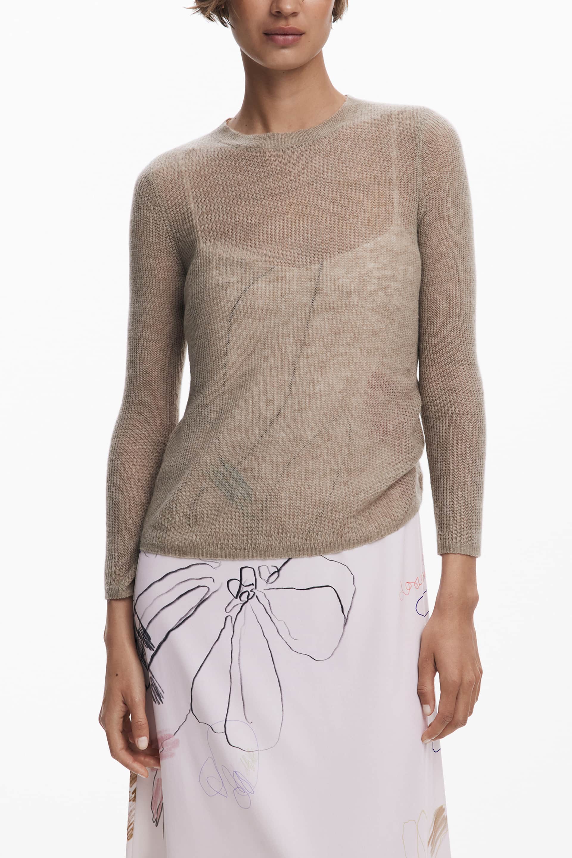 DESIGUAL DAMEN LANG SCHWARZ KLEID