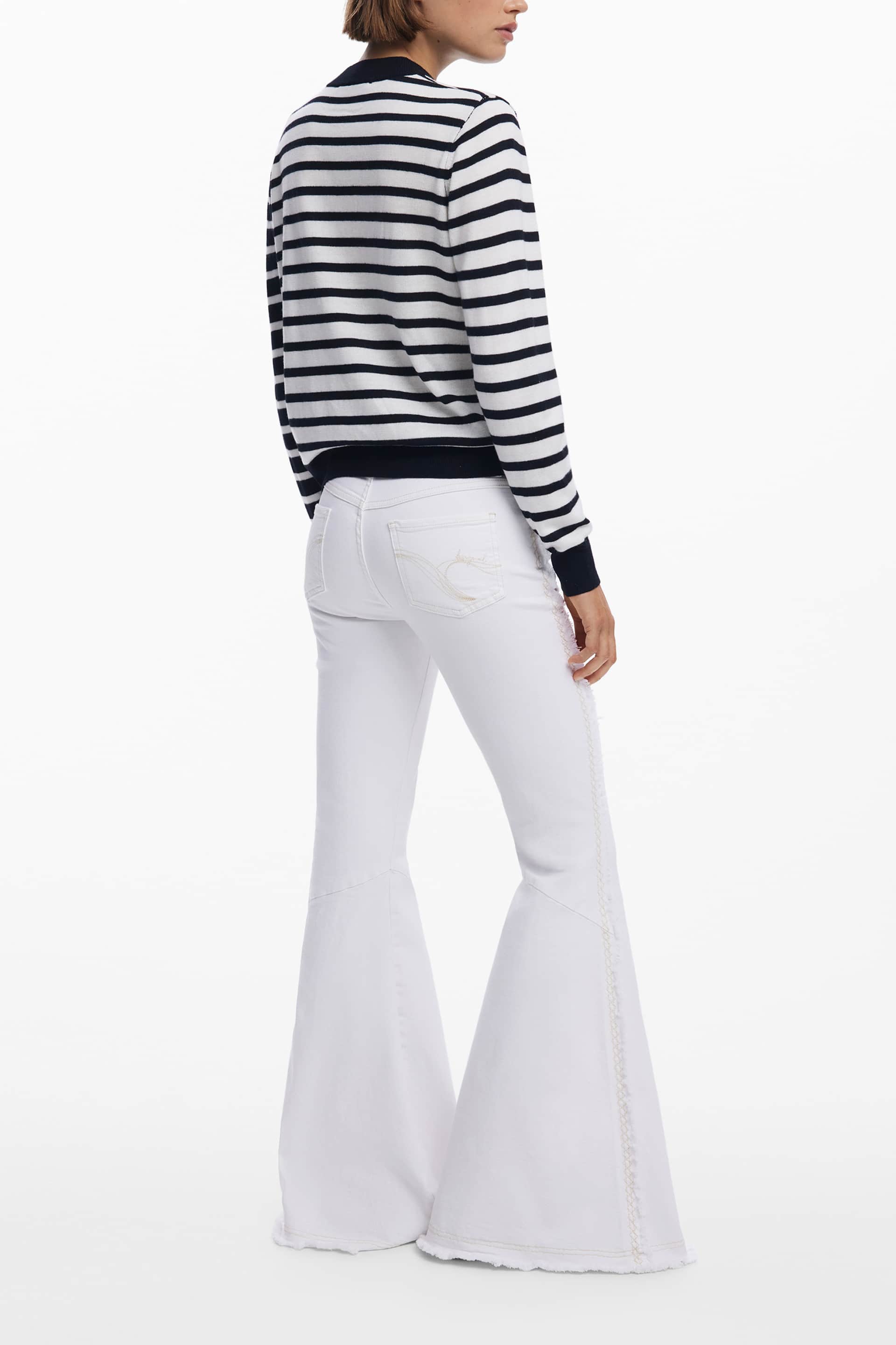 DESIGUAL DAMEN SCHWARZ PULLOVER