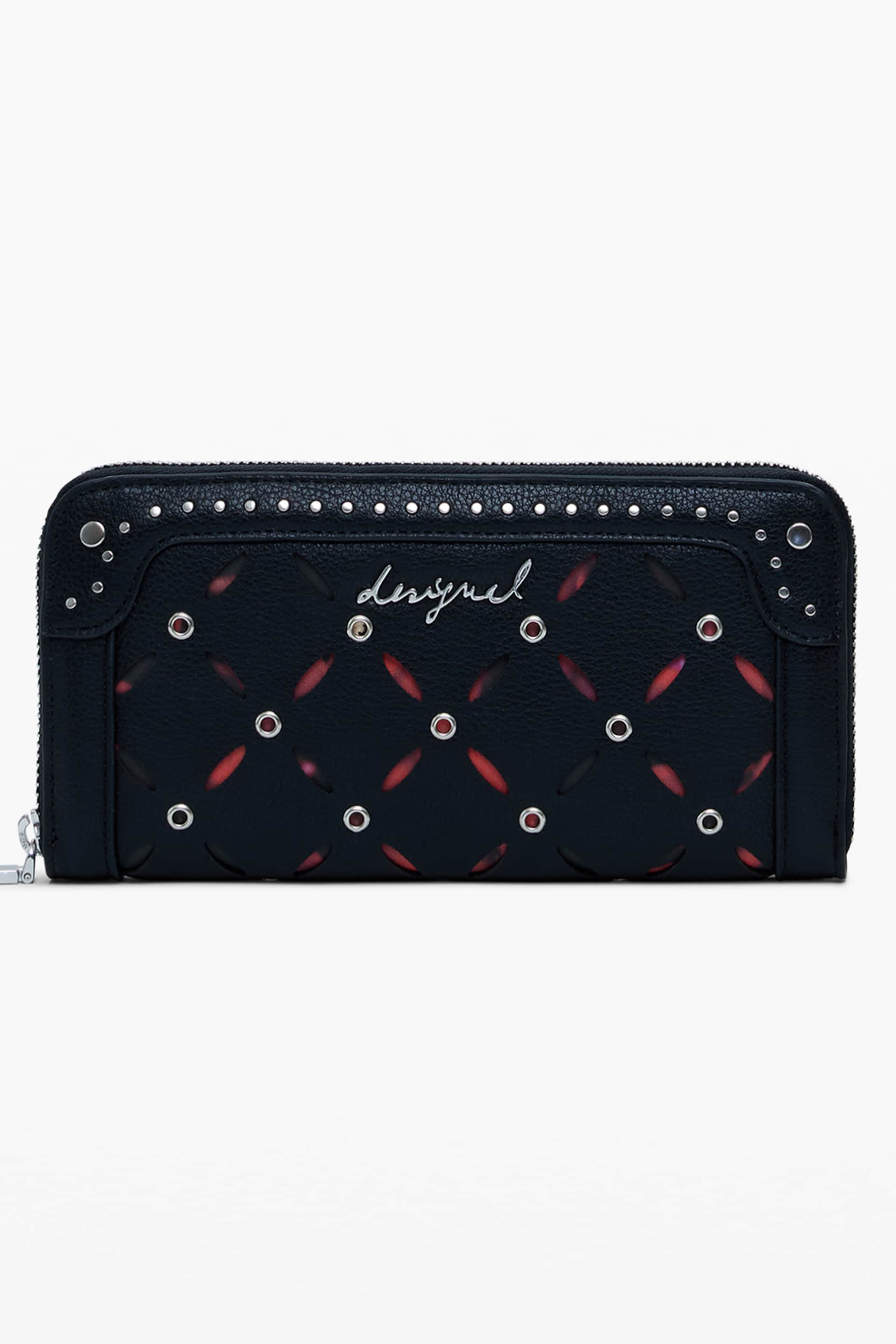 DESIGUAL DAMEN SCHWARZ GELDBÖRSE