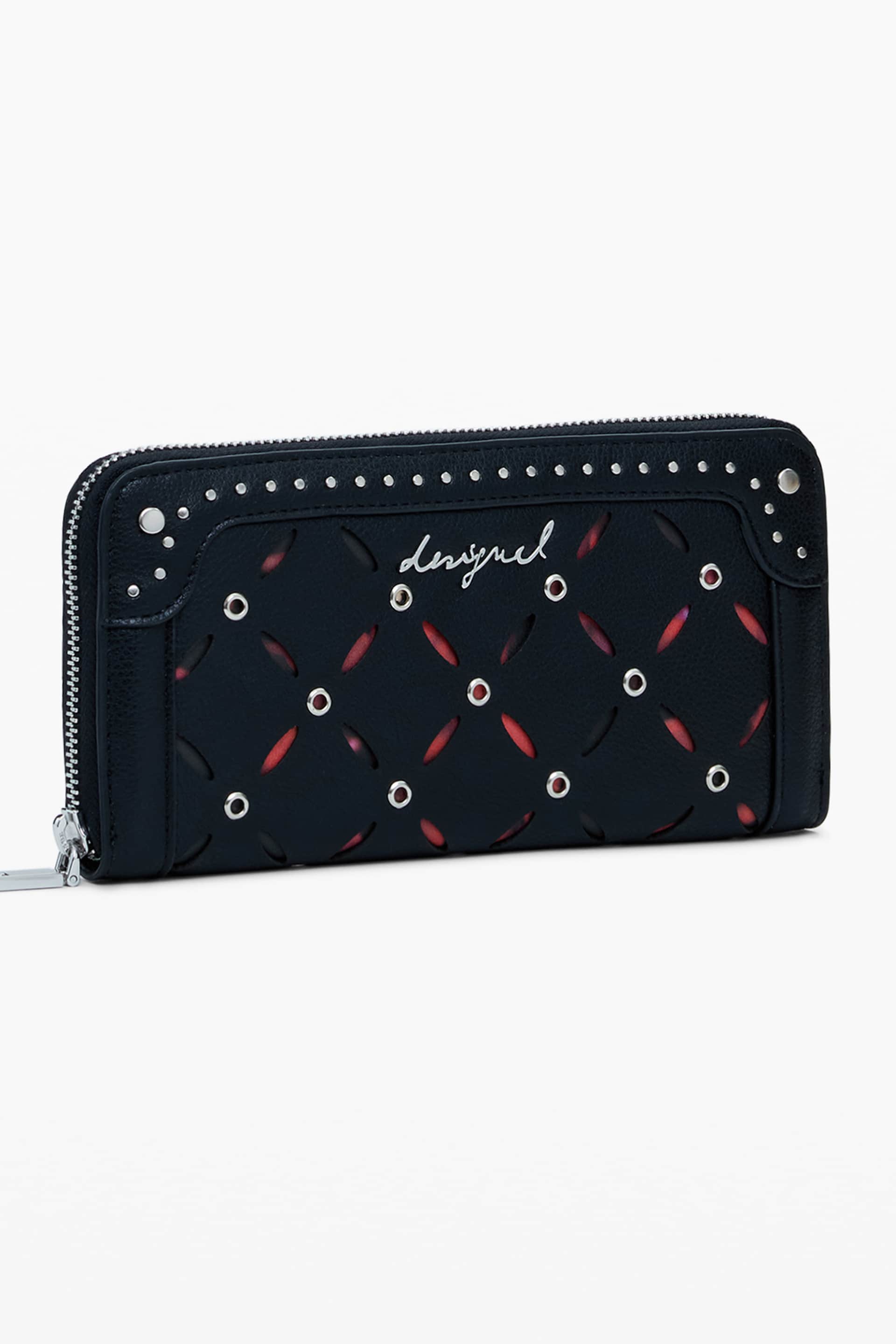 DESIGUAL DAMEN SCHWARZ GELDBÖRSE