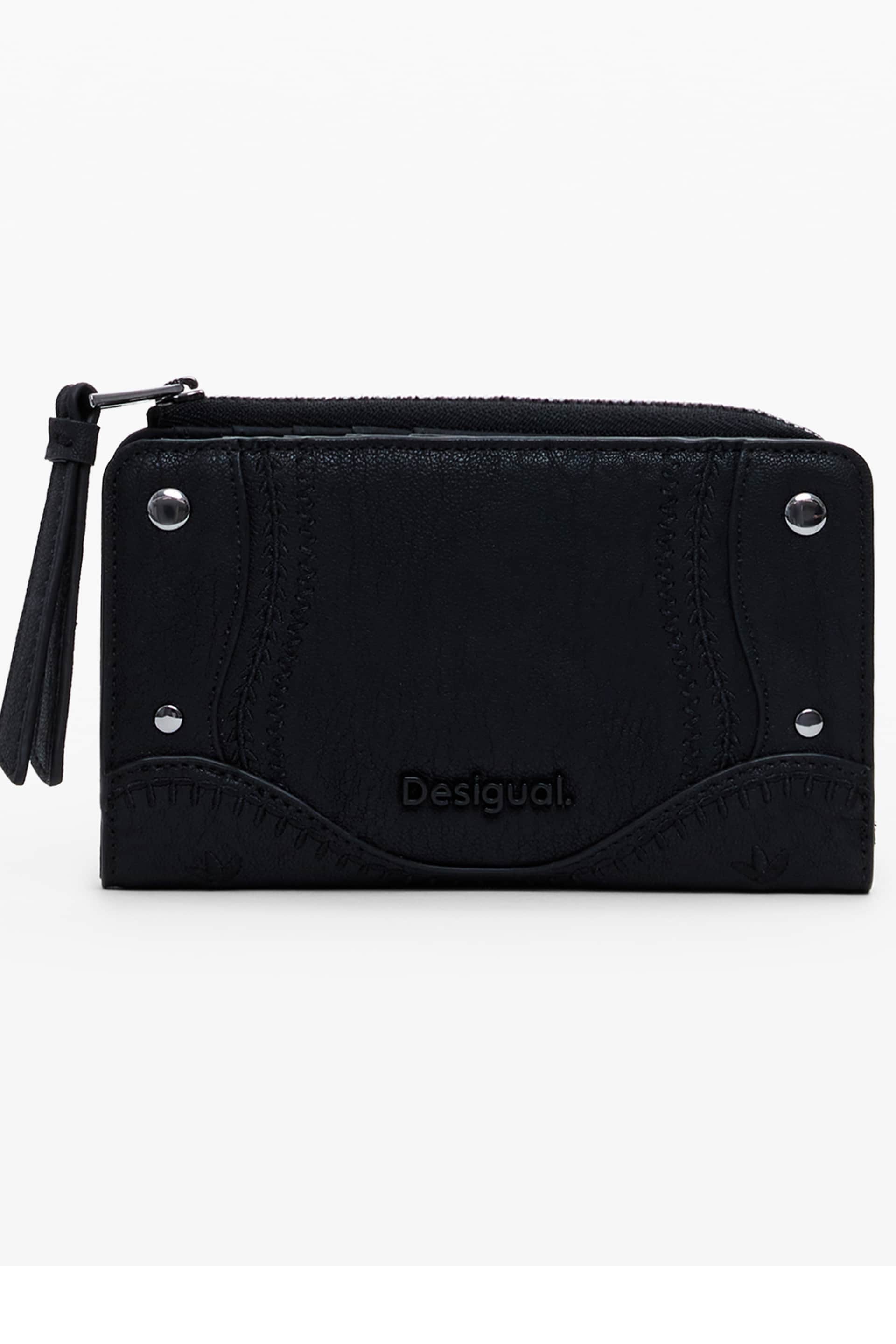 DESIGUAL DAMEN SCHWARZ GELDBÖRSE