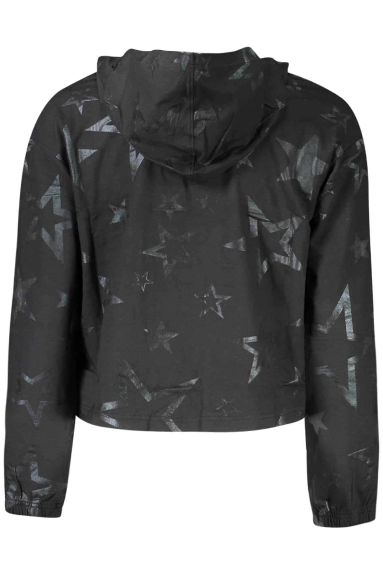 Converse Mädchen Langarm T-Shirt, Schwarz