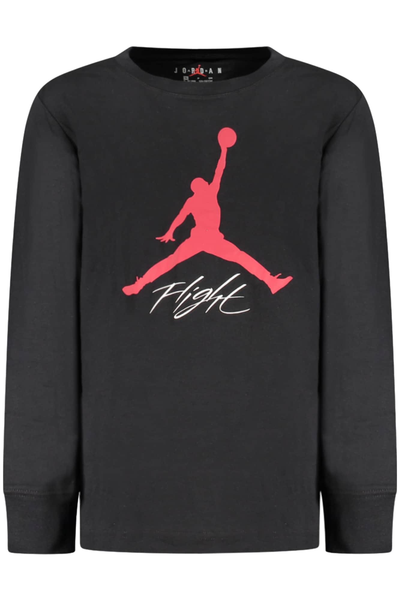 JORDAN LANGARM T-SHIRT FÜR KINDER, SCHWARZ
