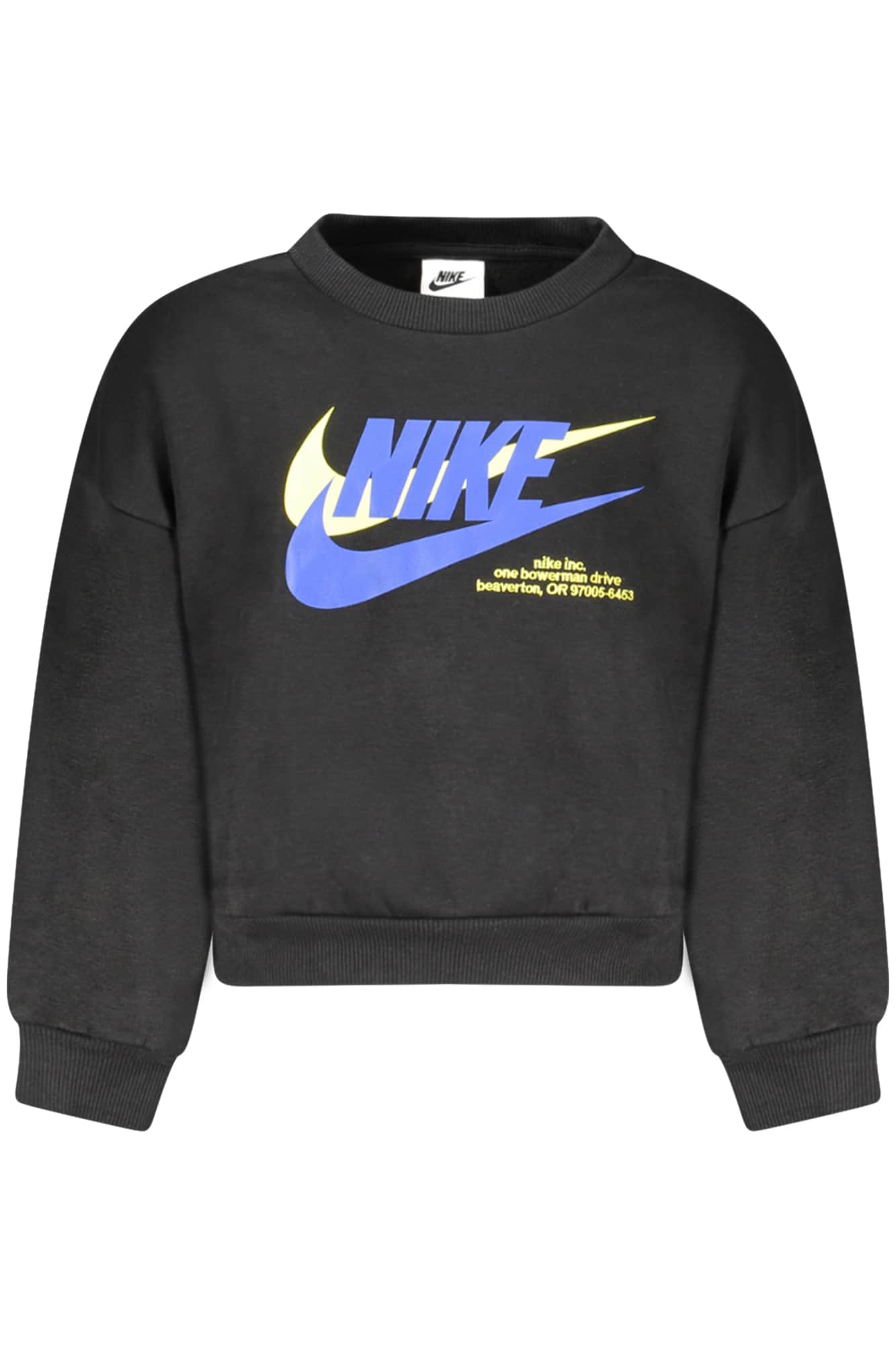 NIKE KINDER SCHWARZ MIT REISSVERSCHLUSS SWEATSHIRT