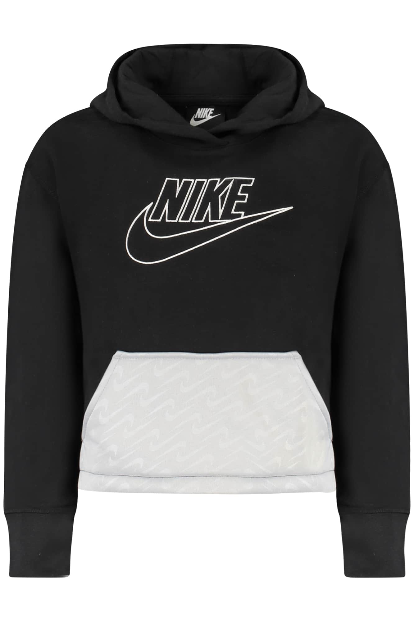 NIKE KINDER SCHWARZ MIT REISSVERSCHLUSS SWEATSHIRT