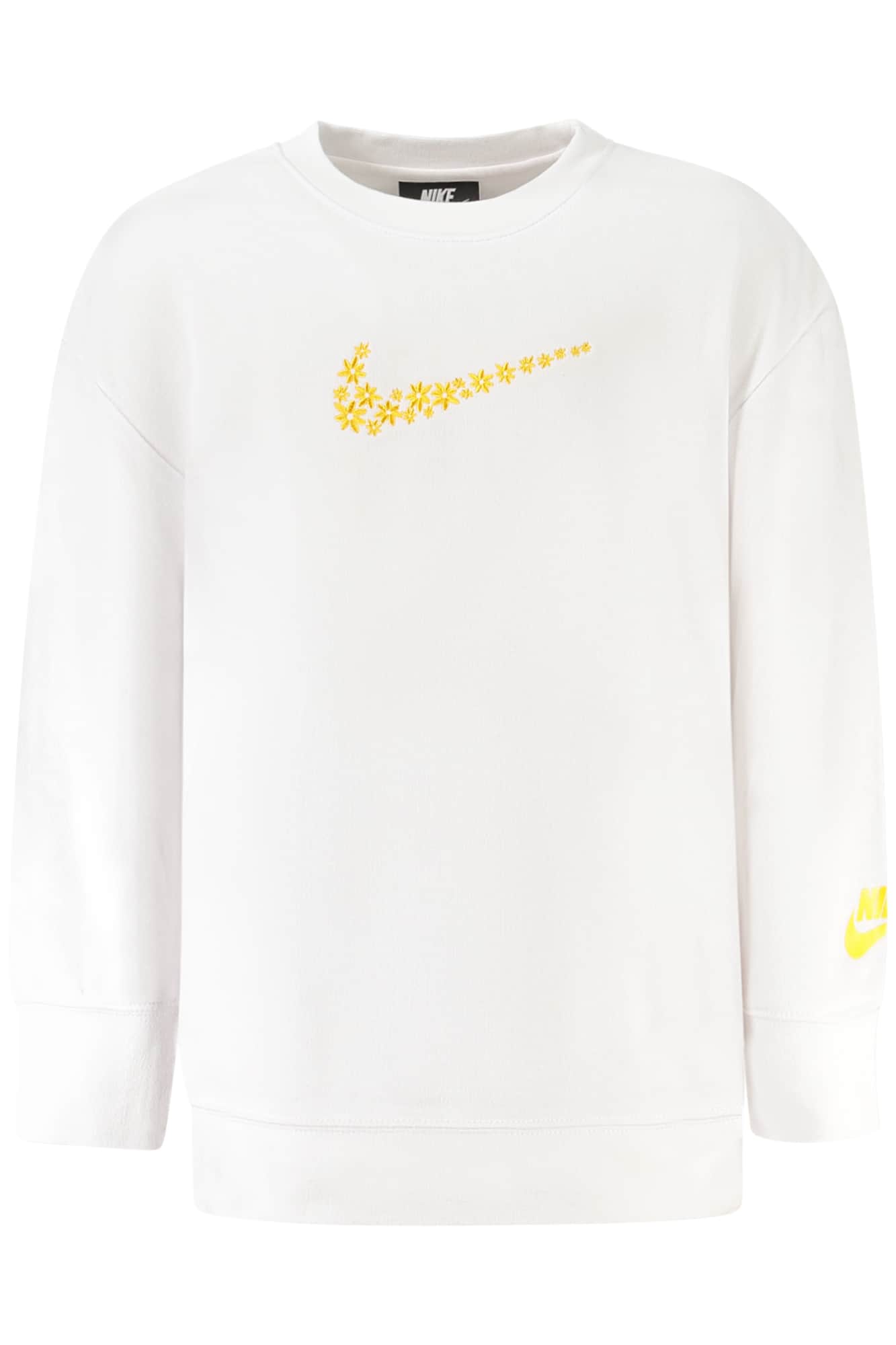 NIKE KINDER WEISS MIT REISSVERSCHLUSS SWEATSHIRT