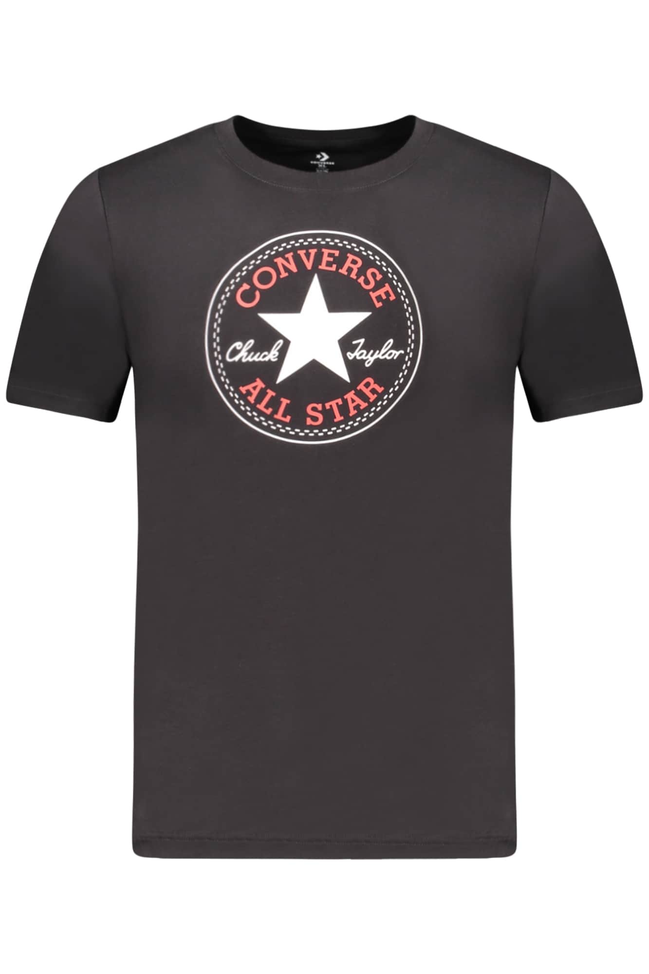 Converse Kinder Kurzarm T-Shirt, Schwarz