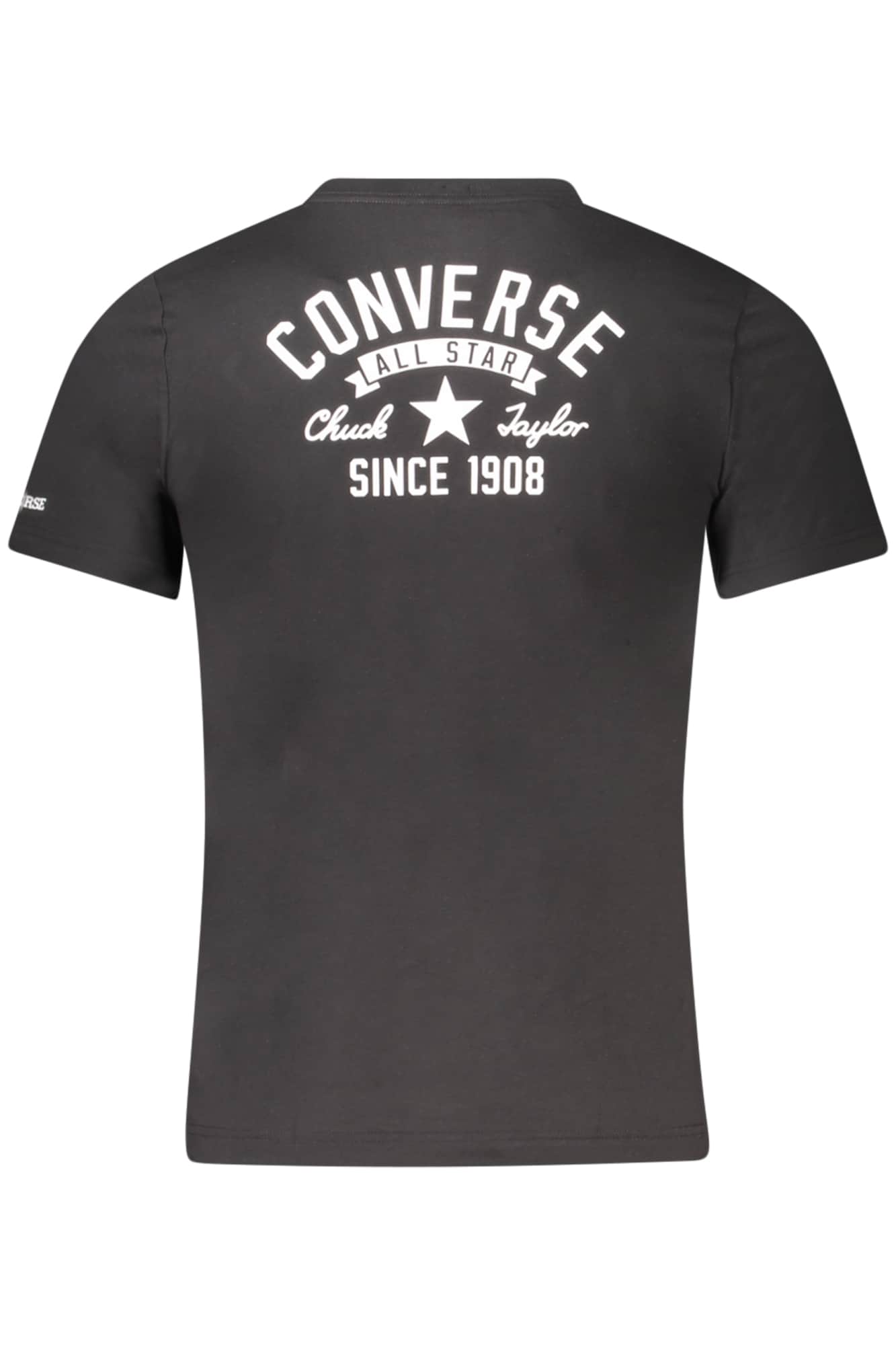Converse Kinder Kurzarm T-Shirt, Schwarz