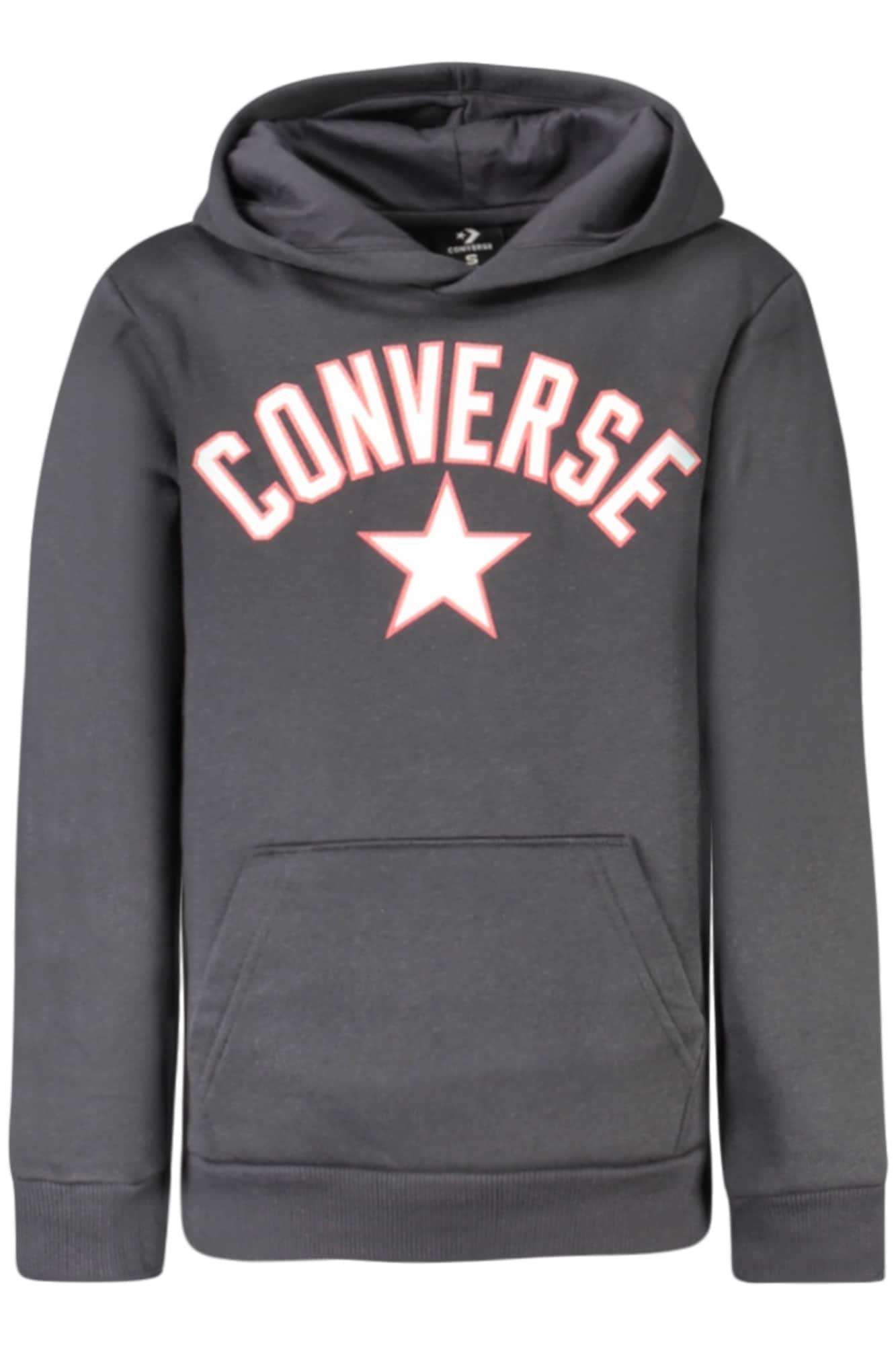 Converse Schwarz Mit Reißverschluss Hoodie für Kinder